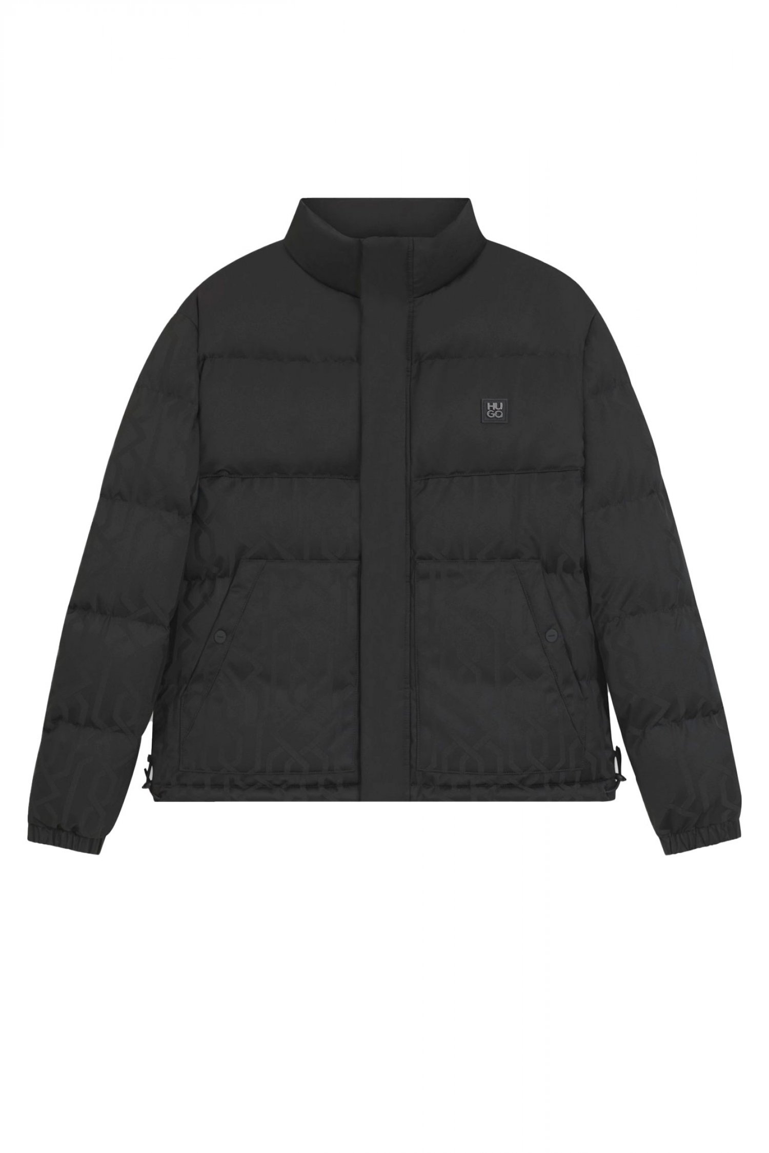 HUGO ΜΠΟΥΦΑΝ ΦΟΥΣΚΩΤΟ BALTO2541 LOGO ΜΕΤΑΛΛΙΚΟ ΜΑΥΡΟ