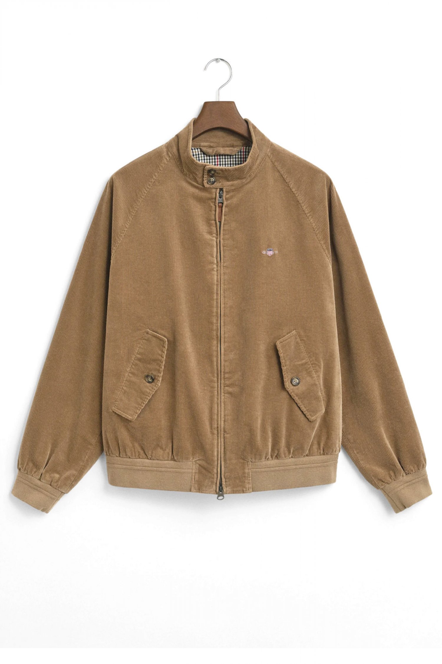 GANT ΜΠΟΥΦΑΝ ΚΟΤΛΕ CORD HARRINGTON JACKET ΚΑΦΕ