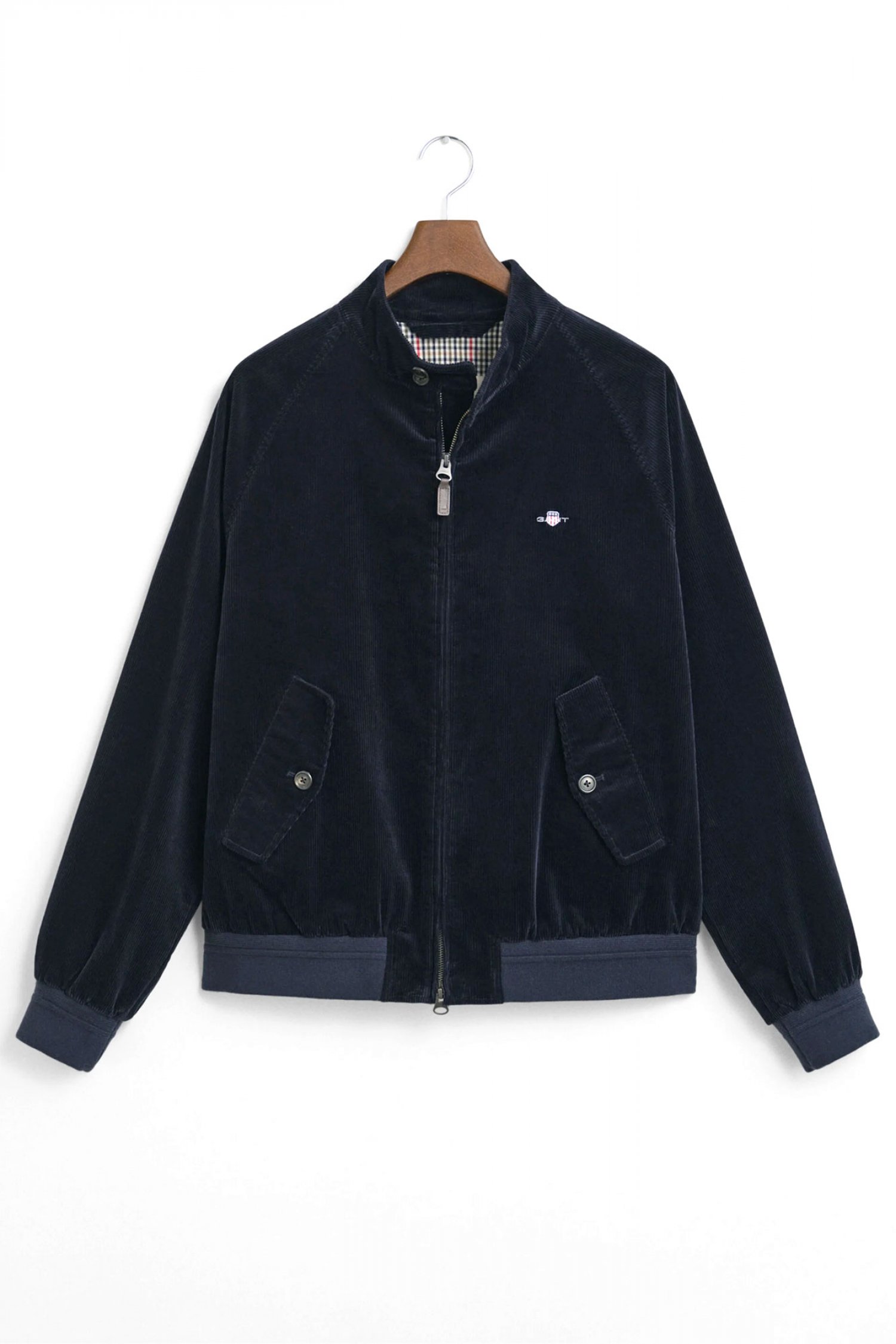 GANT ΜΠΟΥΦΑΝ ΚΟΤΛΕ CORD HARRINGTON JACKET ΜΠΛΕ