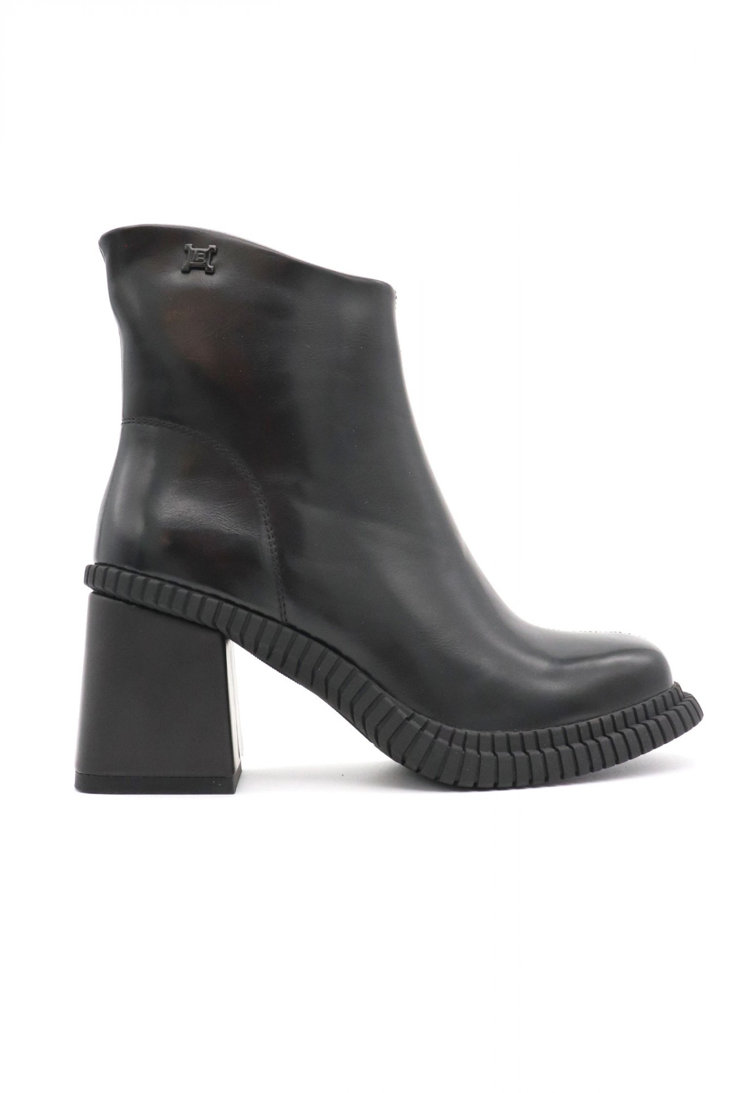 LAURA BIAGIOTTI ΠΑΠΟΥΤΣΙΑ MΠΟΤΑΚΙΑ ΦΕΡΜΟΥΑΡ LOGO ΜΑΥΡΟ