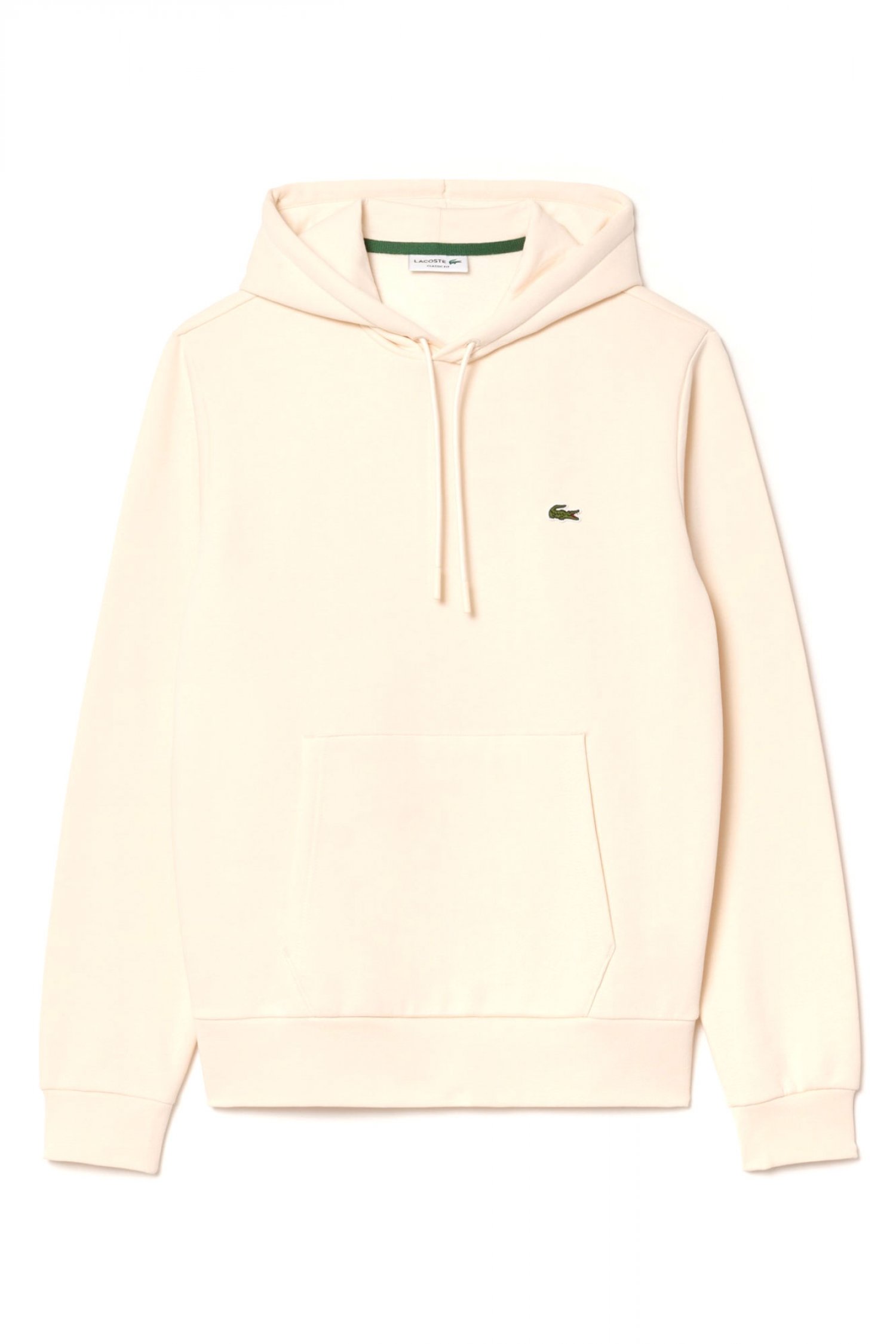 LACOSTE ΦΟΥΤΕΡ HOODIE LOGO ΕΚΡΟΥ