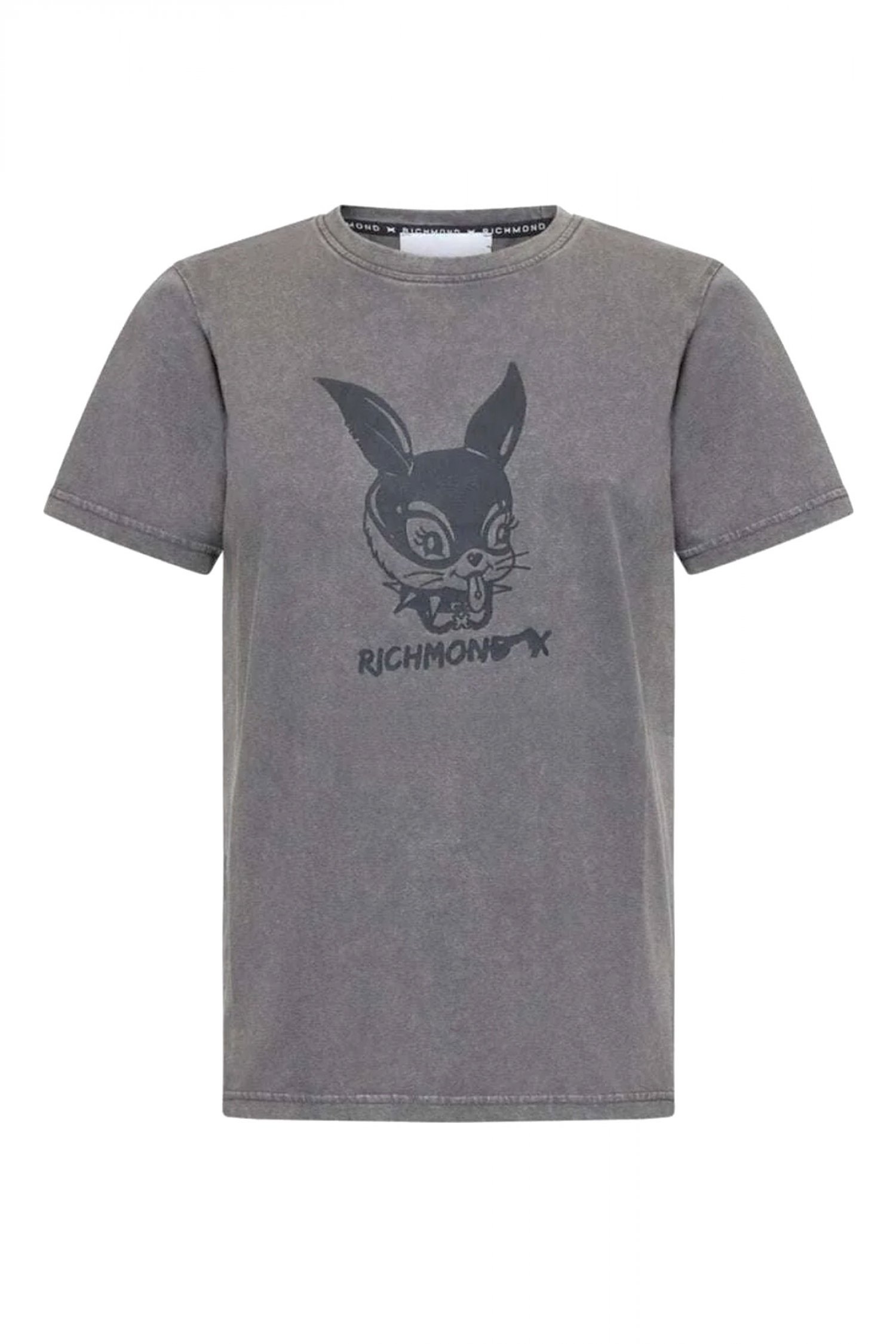 RICHMOND X T-SHIRT UEZZAM ΓΚΡΙ-ΧΑΚΙ