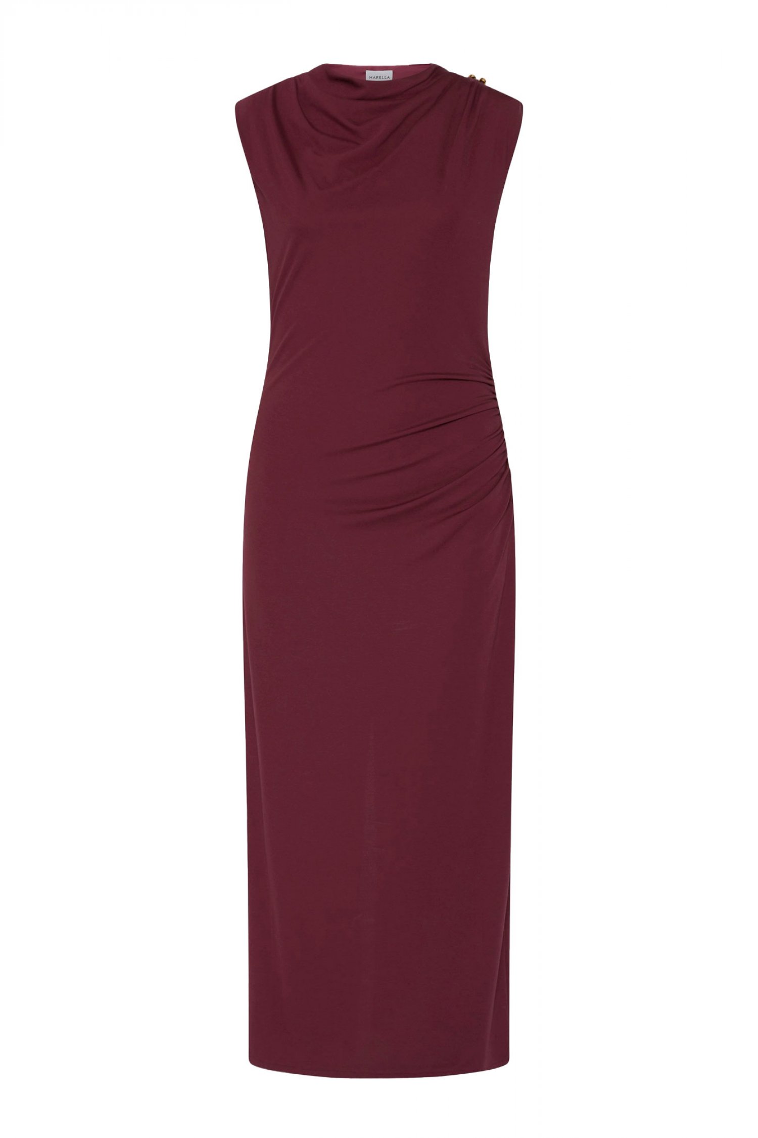 MARELLA ΦΟΡΕΜΑ MAXI SCUOLA ΧΡΥΣΑ ΚΟΥΜΠΙΑ ΩΜΟ ΑΝΟΙΓΜΑ ΠΙΣΩ ΜΠΟΡΝΤΩ