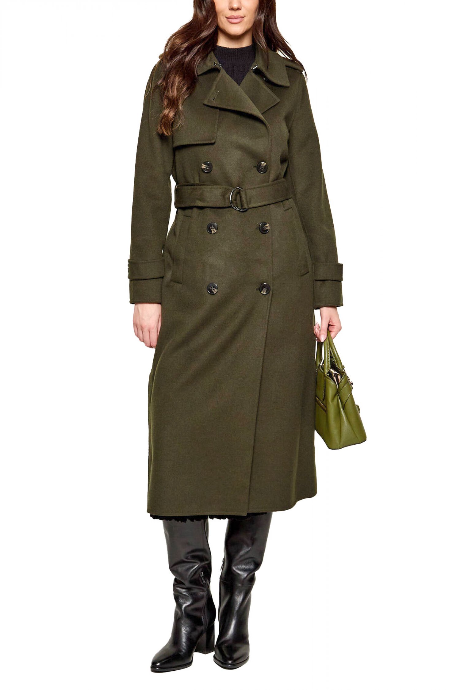 MICHAEL KORS ΠΑΛΤΟ ΣΤΑΥΡΩΤΟ ΑΠΟΣΠΩΜΕΝΗ ΖΩΝΗ ΚΥΠΑΡΙΣΣΙ