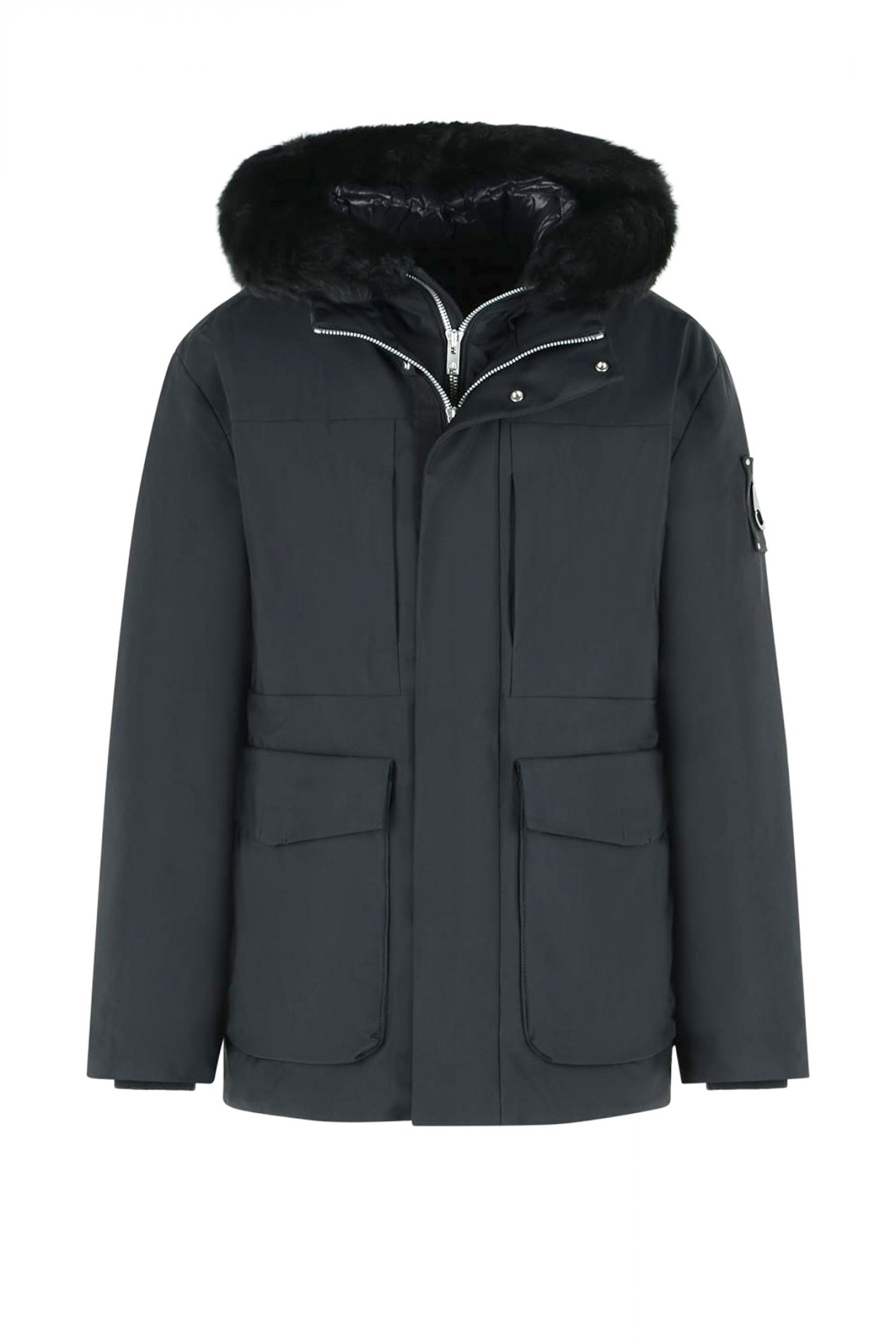 MOOSE KNUCKLES MOOSE KNUCKLES ΜΠΟΥΦΑΝ PUFFER VOLTAIRE 3Q JACKET ΑΠΟΣΠΩΜΕΝΟΣ ΘΩΡΑΚΑΣ ΜΑΥΡΟ