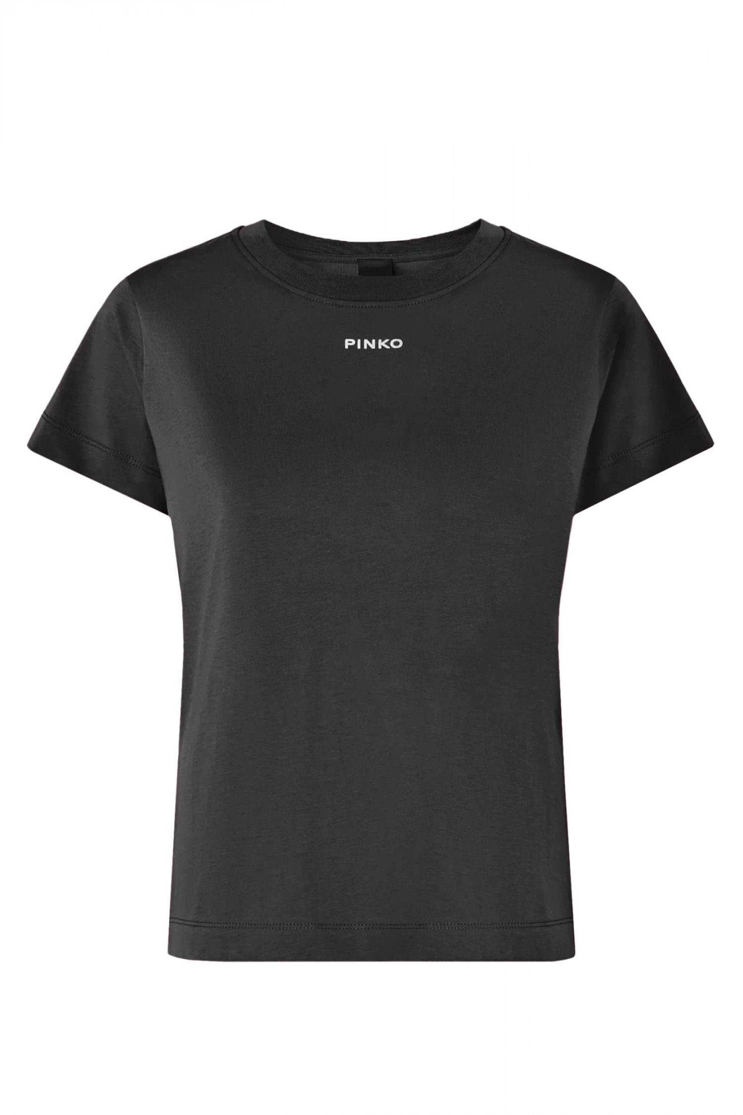 PINKO PINKO T-SHIRT BASICO T-SHIRT ΜΑΥΡΟ
