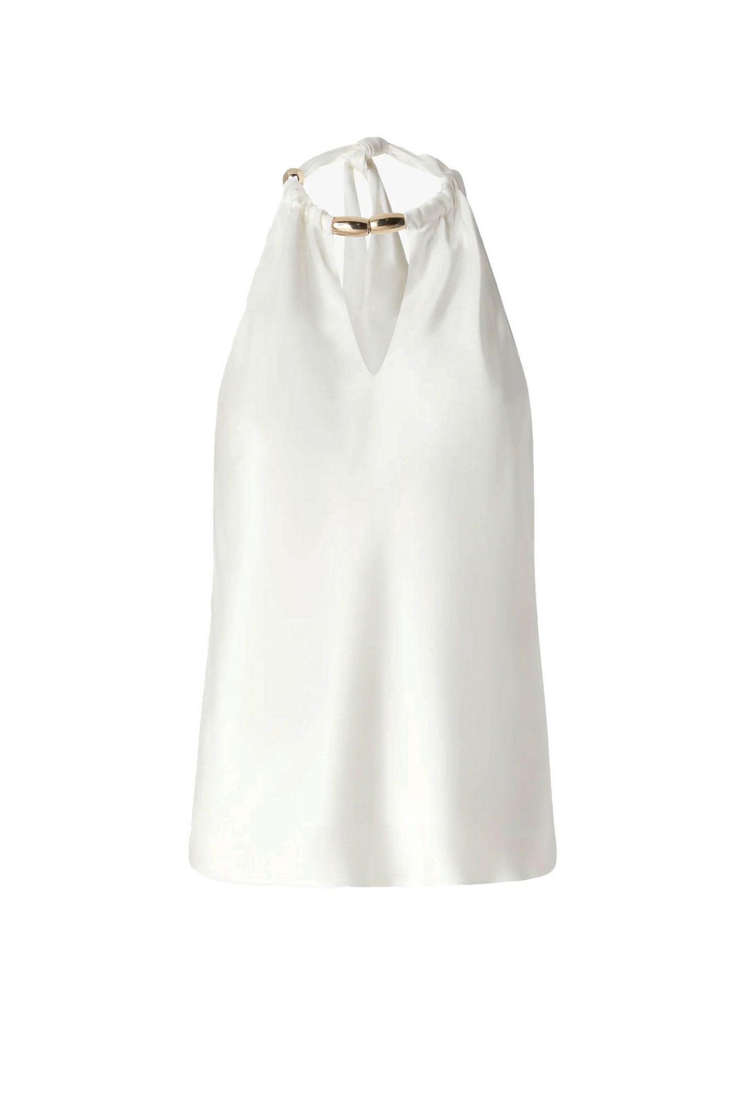 PINKO ΤΟΠ ΣΑΤΕΝ BRISCOLA TOP ΛΕΥΚΟ