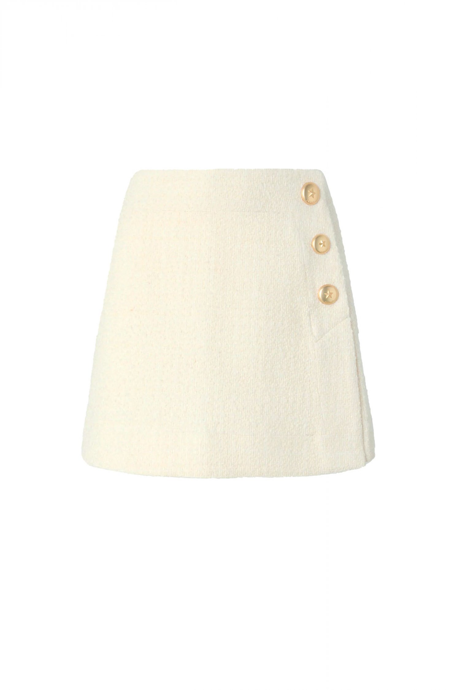 PINKO ΦΟΥΣΤΑ FLAN SKIRT ΛΕΥΚΗ