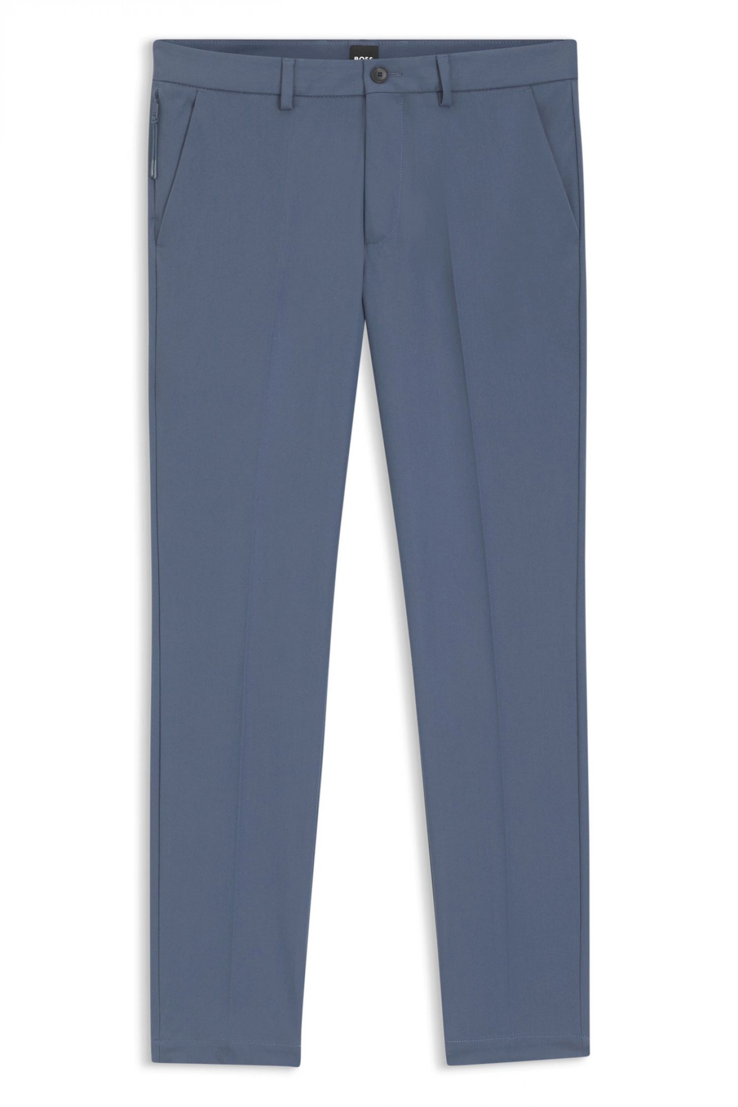BOSS ΠΑΝΤΕΛΟΝΙ CHINO SLIM FIT P-KAITON1-ZIP ΡΑΦ ΜΠΛΕ