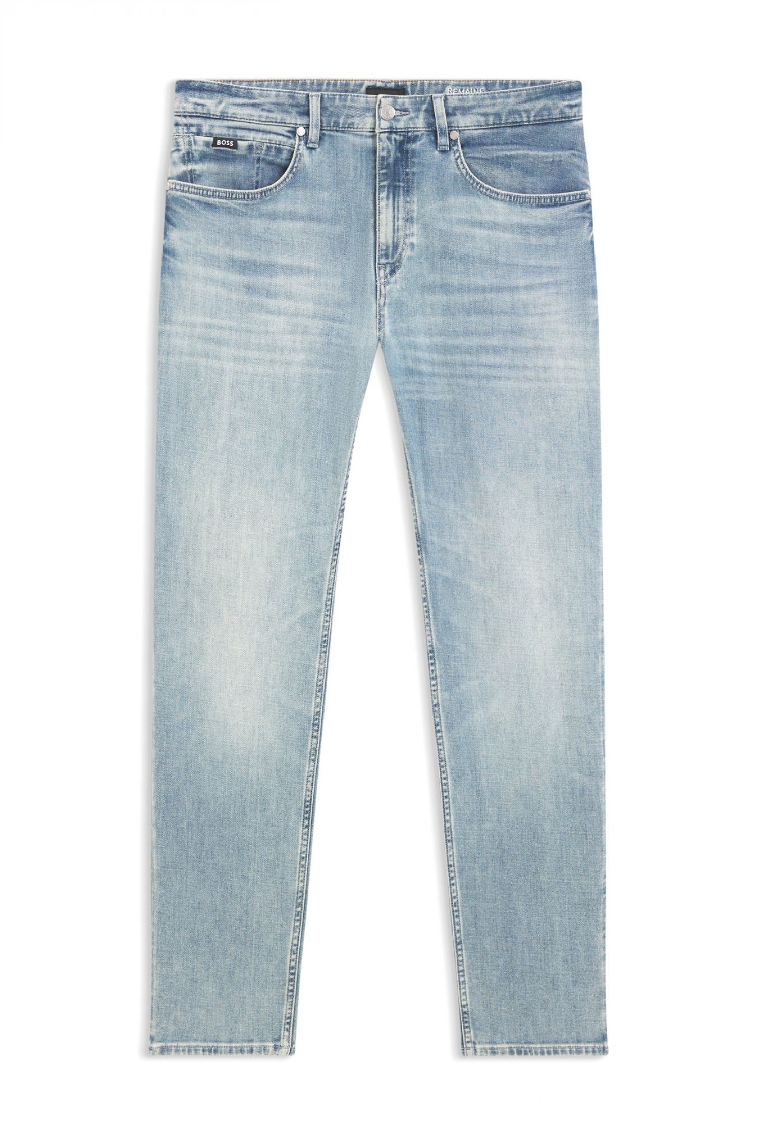 BOSS ΠΑΝΤΕΛΟΝΙ JEANS C-RE MAINE REGULAR FIT ΓΑΛΑΖΙΟ