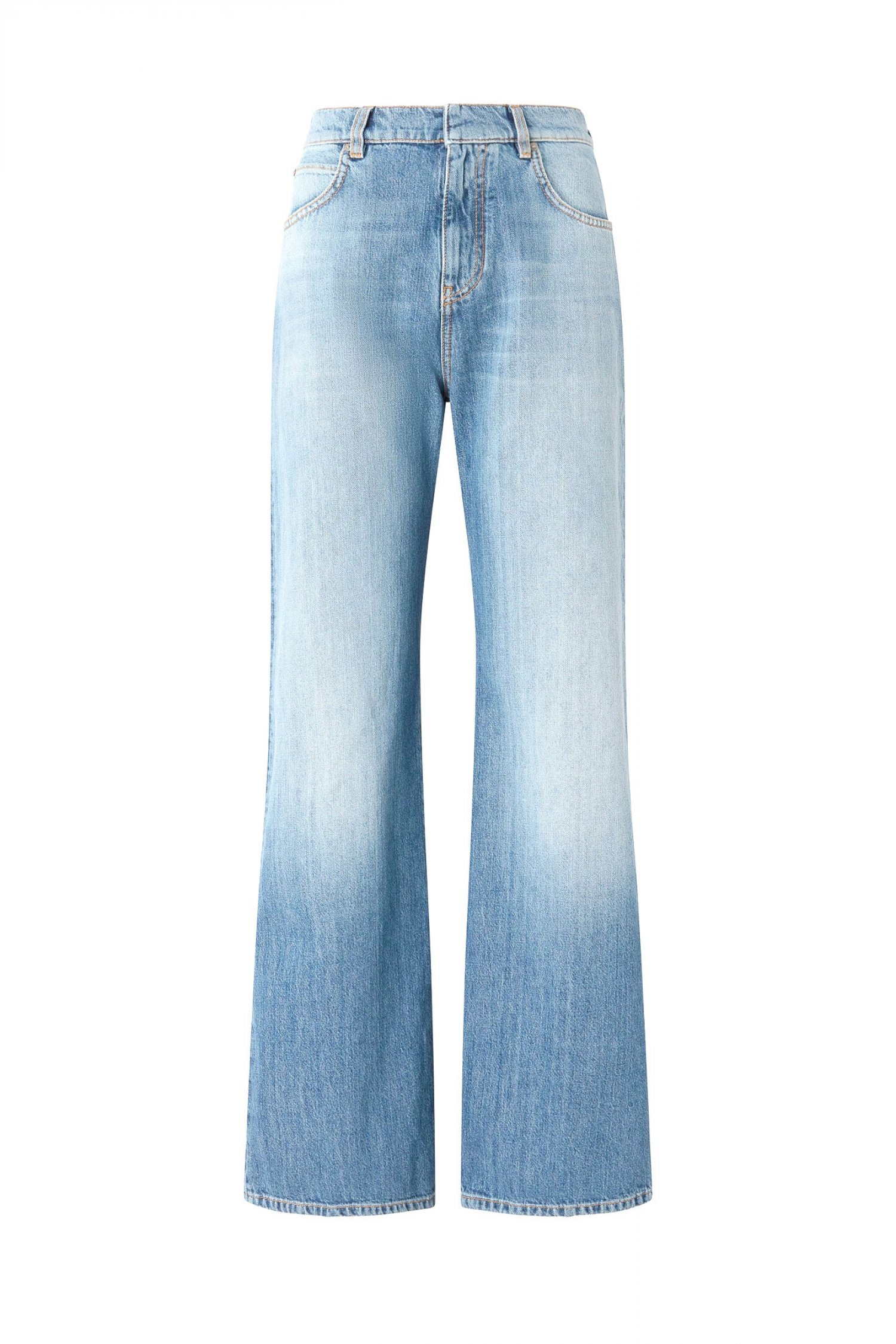 PINKO PINKO ΤΖΙΝ WANDA WIDE LEG ΜΠΛΕ