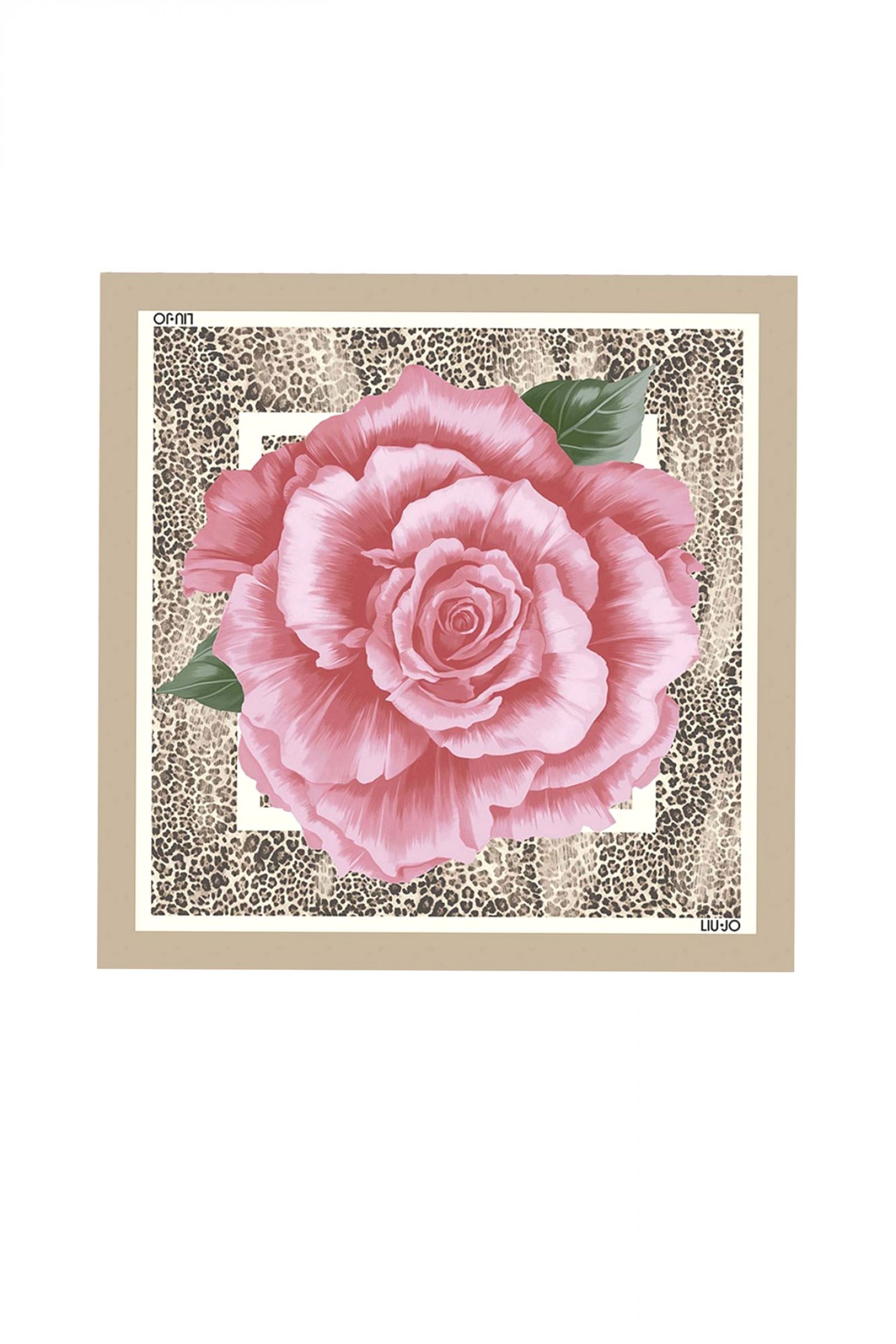 LIU-JO LIU-JO BETTER FLOWERS ΦΟΥΛΑΡΙ ΛΟΥΛΟΥΔΙ ΜΠΕΖ-ΡΟΖ