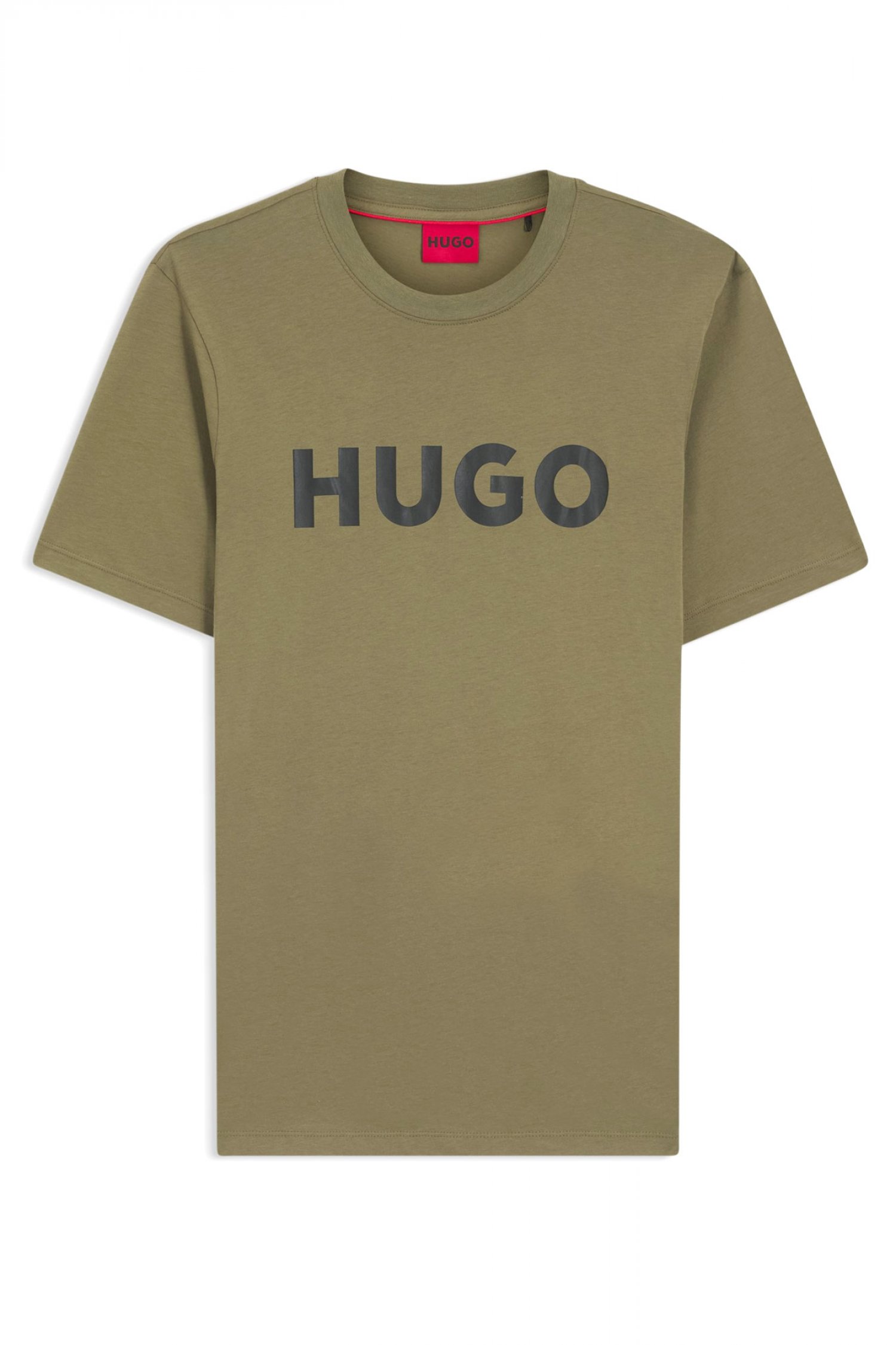 HUGO T-SHIRT DULIVIO LOGO ΧΑΚΙ