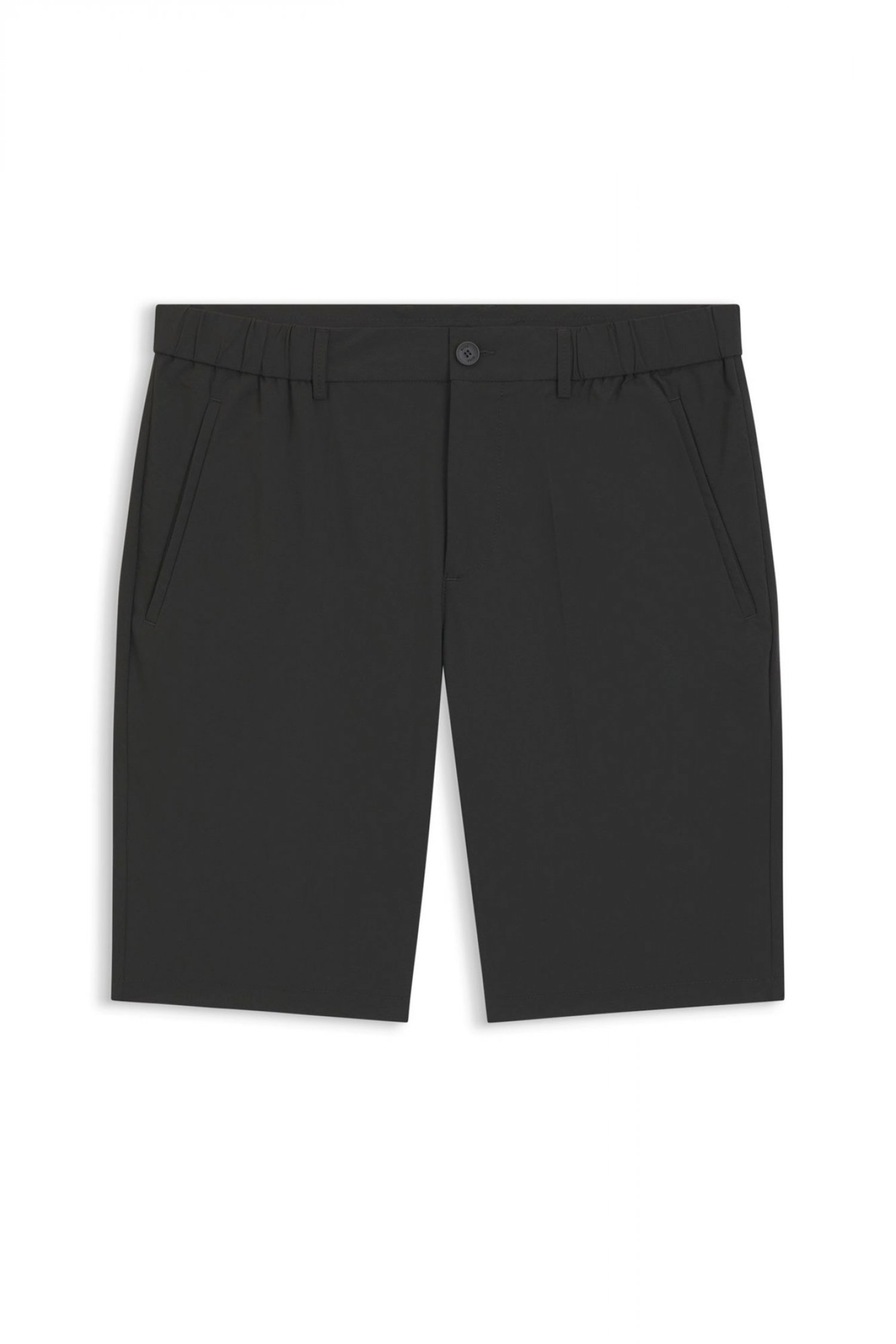 BOSS ATHLEISURE ΒΕΡΜΟΥΔΑ CHINO SLIM FIT S_SPEEDFLEX ΜΑΥΡΟ