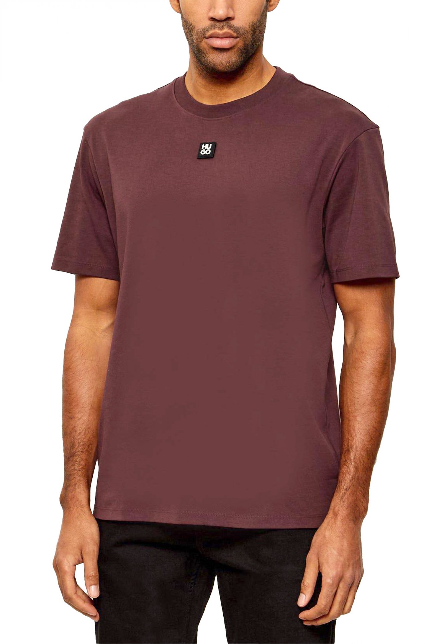 Ανδρικά t-shirts hugo σε μωβ