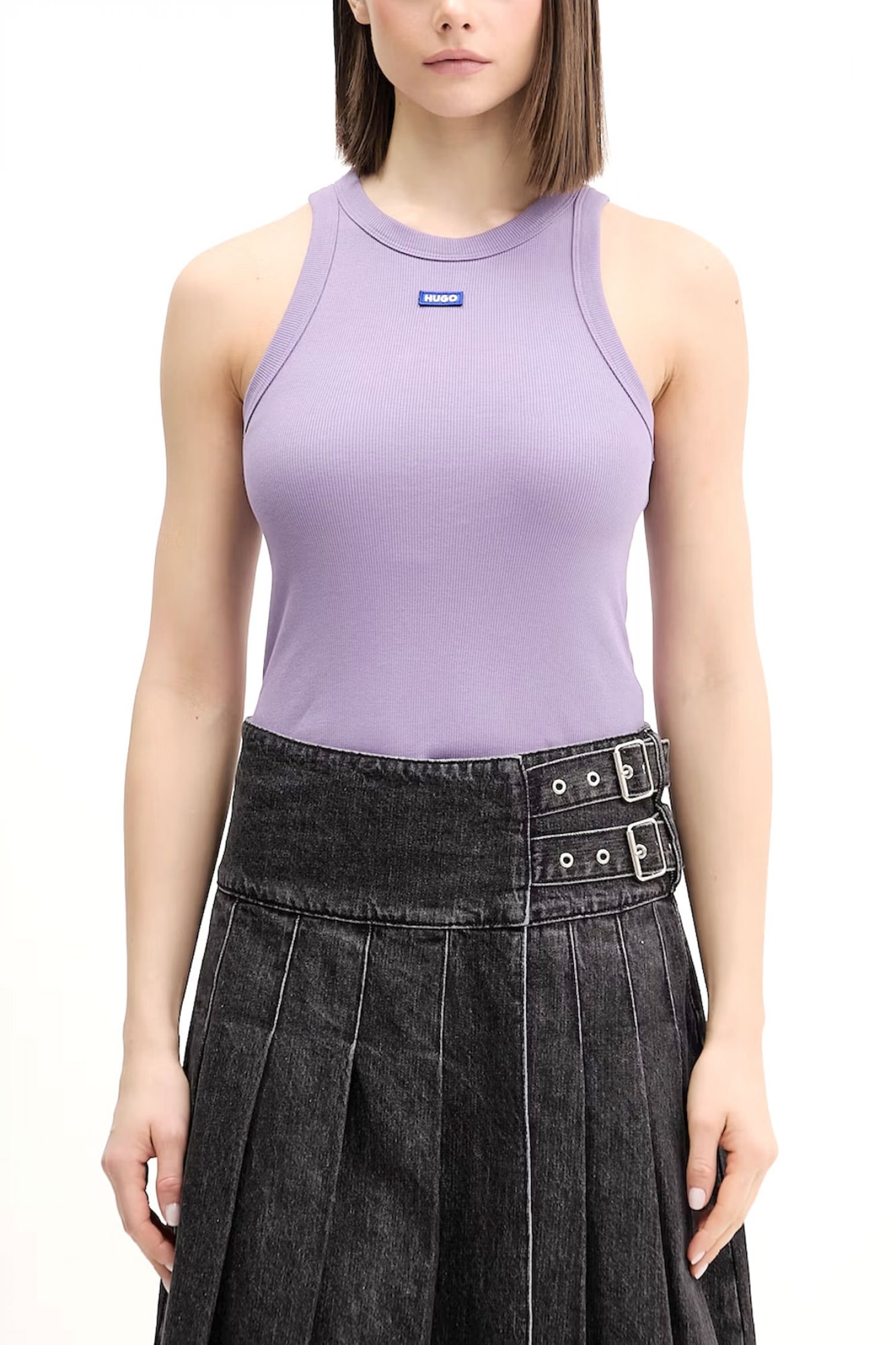 HUGO BLUE TANK TOP EASY TANK_B LOGO ΜΩΒ