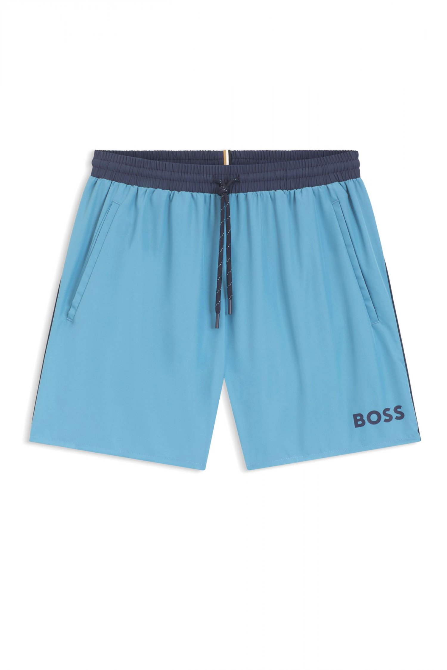 BOSS BEACHWEAR ΜΑΓΙΩ STARFISH ΡΑΦ ΜΠΛΕ