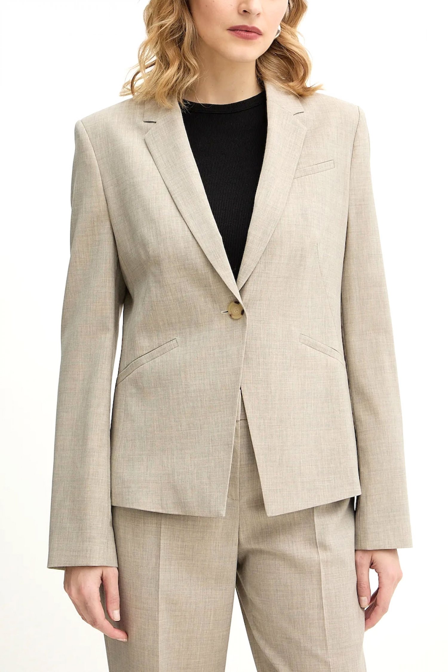 BOSS ΣΑΚΑΚΙ ΜΑΛΛΙΝΟ JIA9 ΜΠΕΖ-ΓΚΡΙ