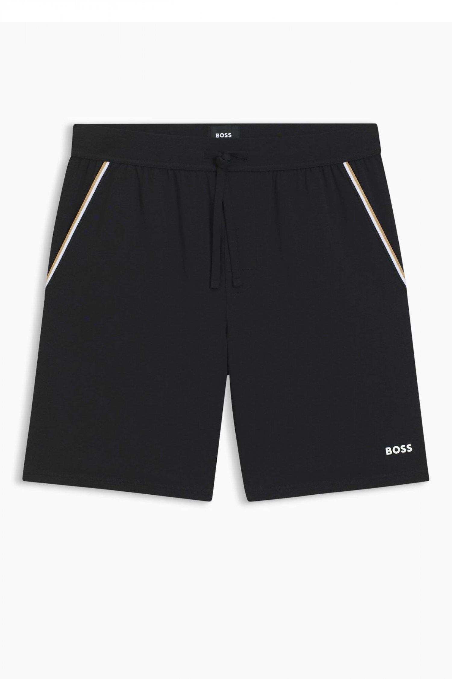 BOSS BOSS HOMEWEAR ΒΕΡΜΟΥΔΑ UNIQUE SHORTS CW ΜΑΥΡΟ
