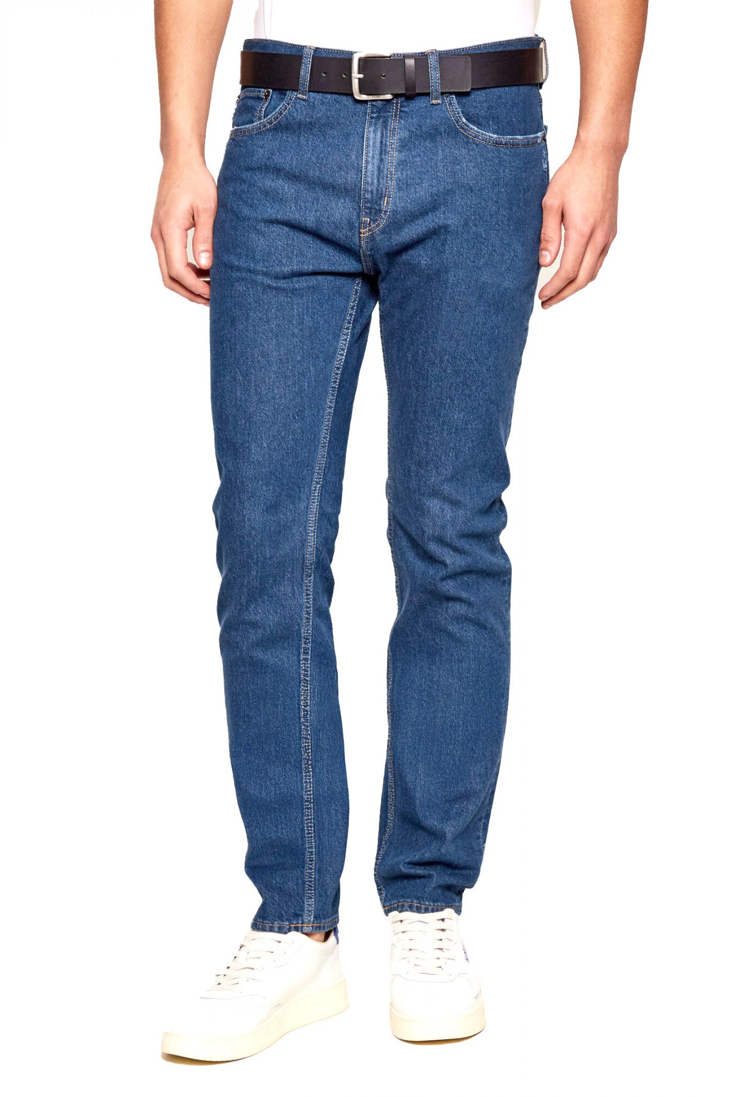 HUGO BLUE ΠΑΝΤΕΛΟΝΙ JEANS ASH SLIM FIT ΜΠΛΕ