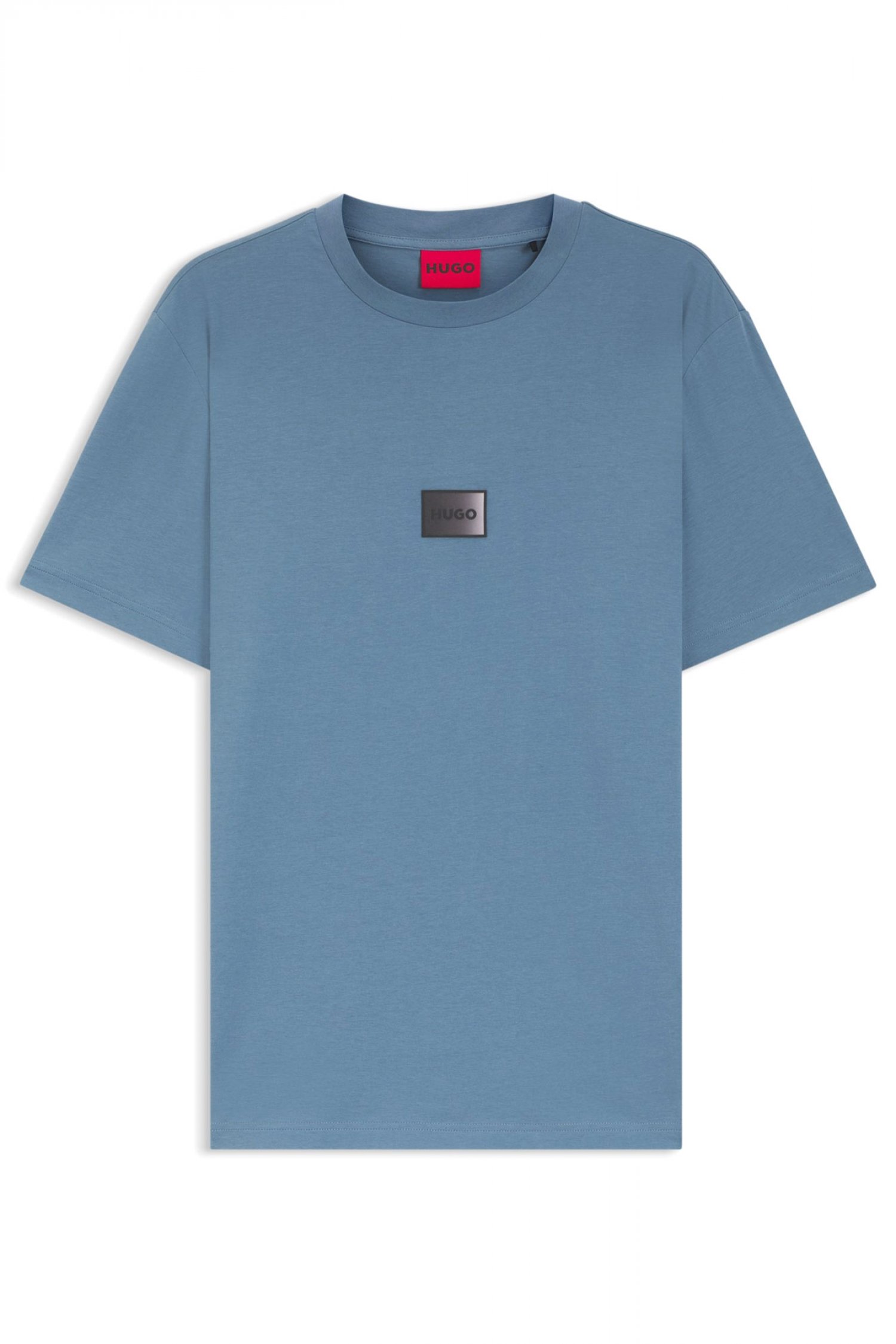 HUGO T-SHIRT DANOTIE LOGO ΣΙΕΛ