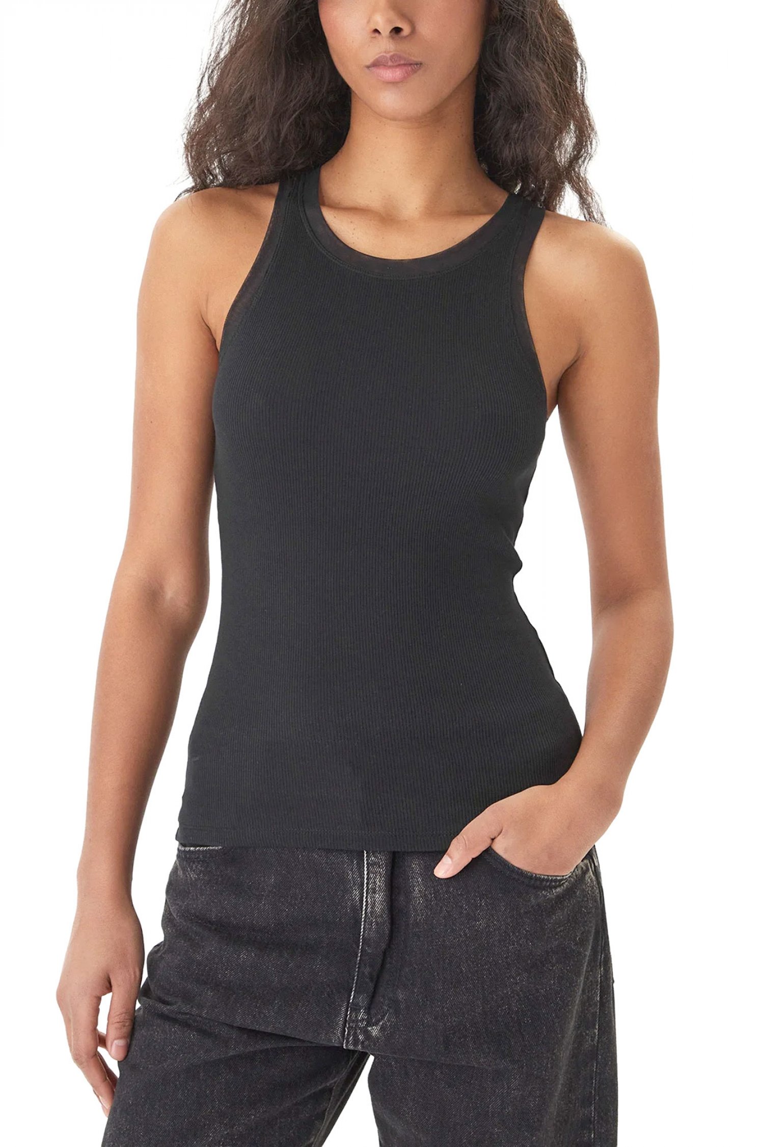 BOSS CASUAL TOP C_EPILE LOGO ΜΑΥΡΟ