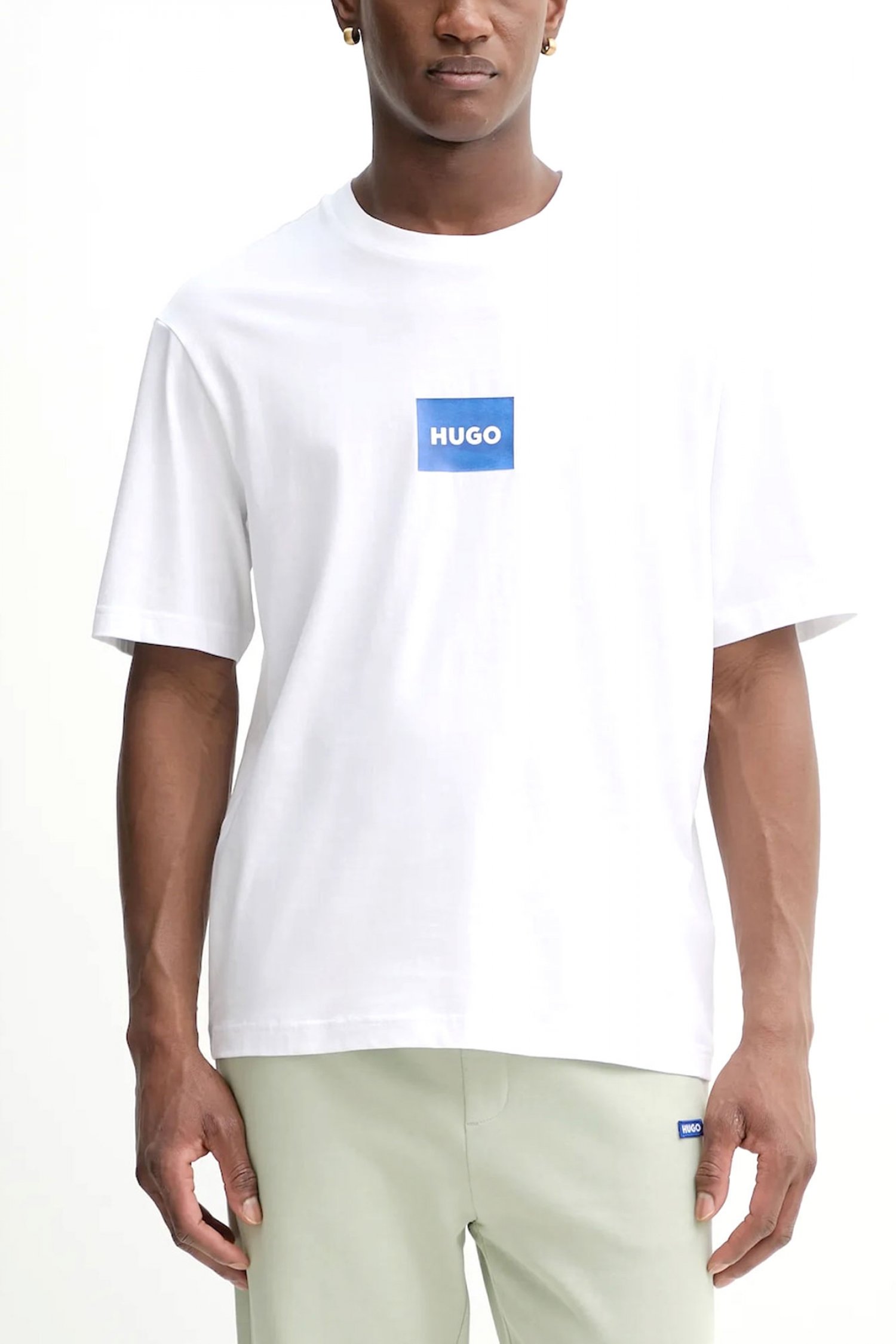 HUGO BLUE T-SHIRT NAYONIX ΛΕΥΚΟ