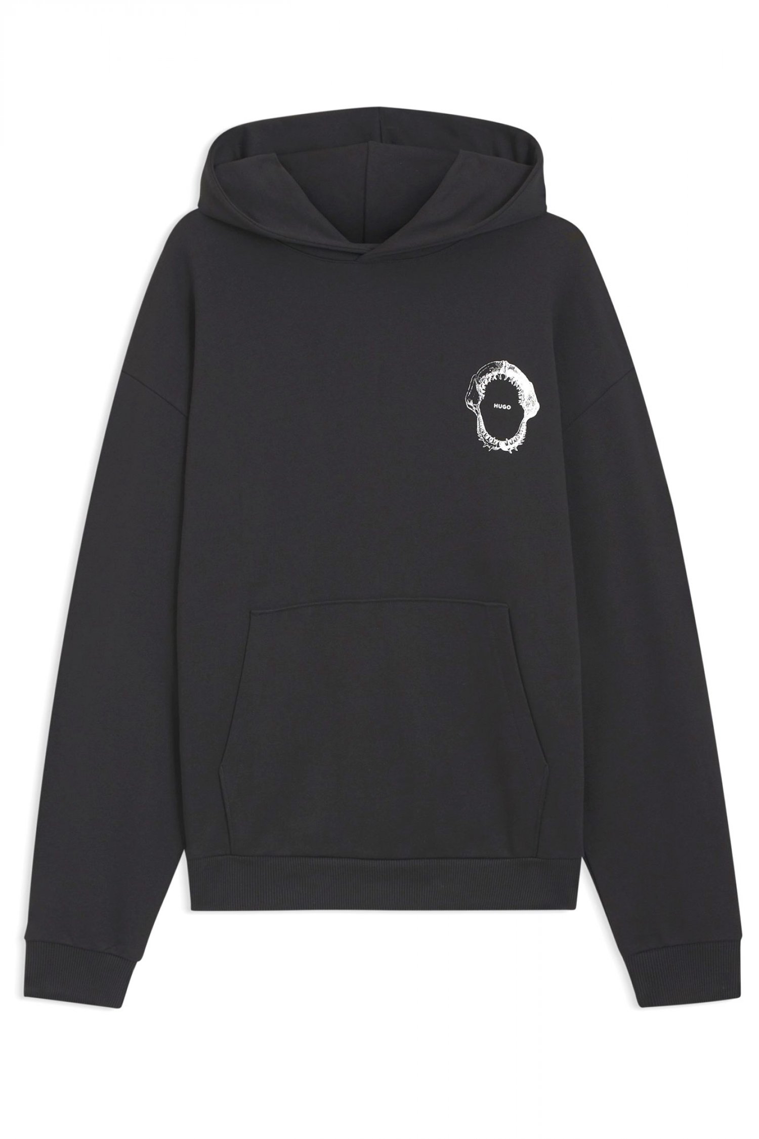 HUGO BLUE ΦΟΥΤΕΡ HOODIE NOUTILEΧ ΜΑΥΡΟ