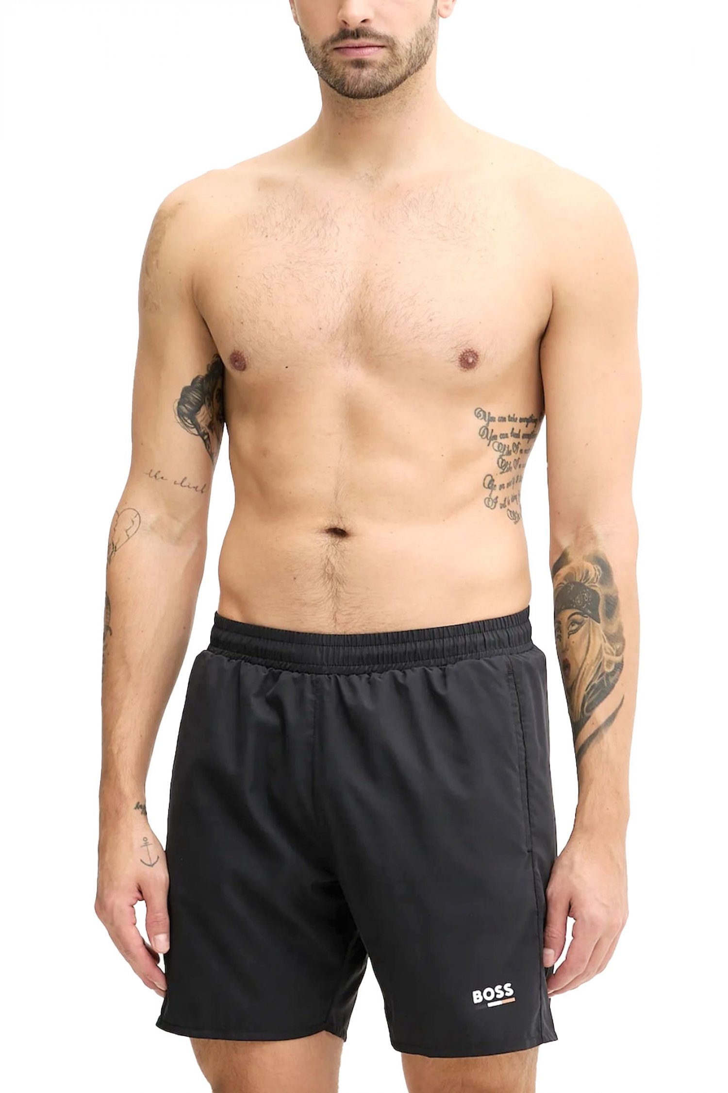 BOSS BEACHWEAR ΜΑΓΙΩ SWORDFISH ΜΑΥΡΟ