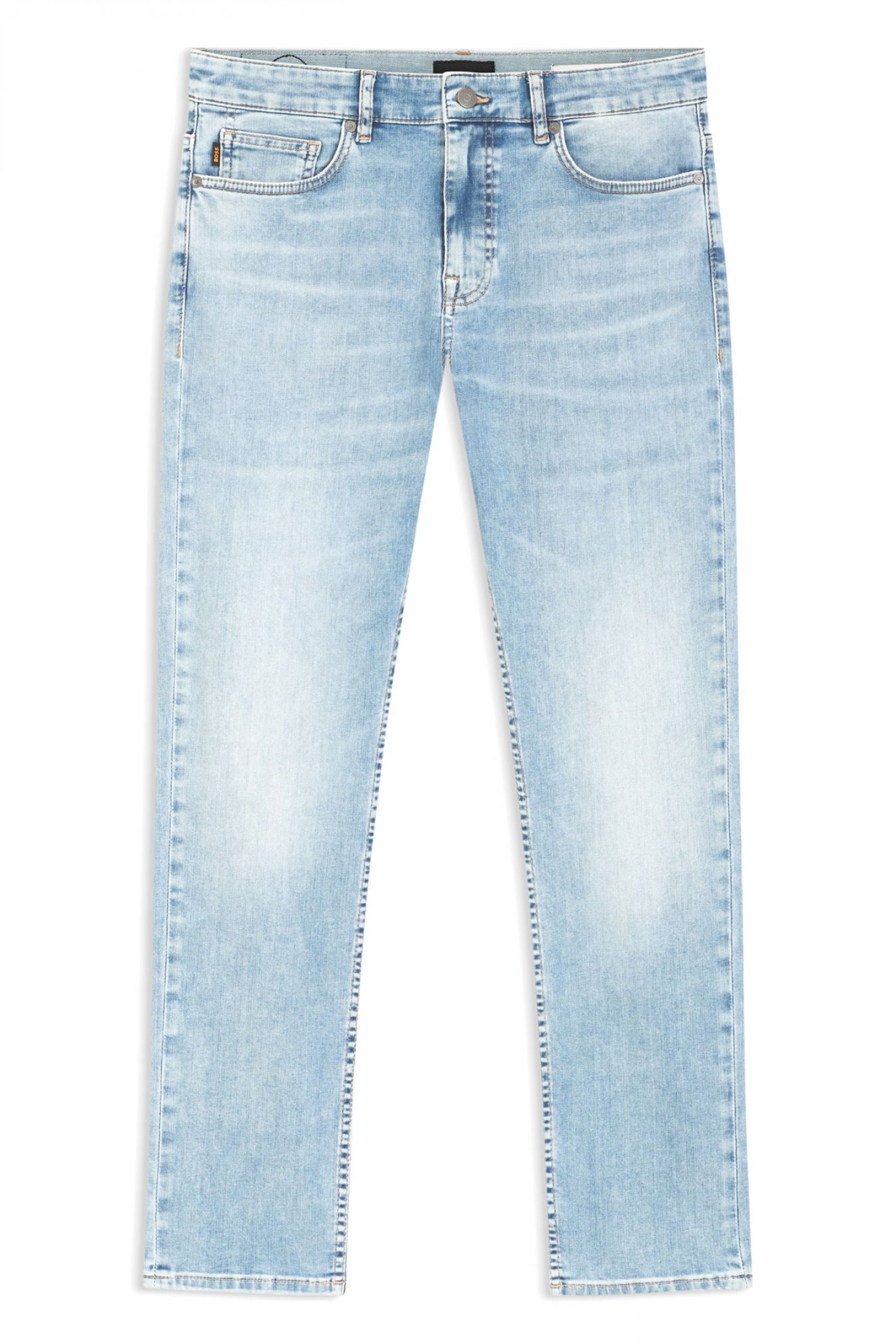 BOSS CASUAL ΠΑΝΤΕΛΟΝΙ JEANS SLIM FIT DELAWARE BO ΓΑΛΑΖΙΟ