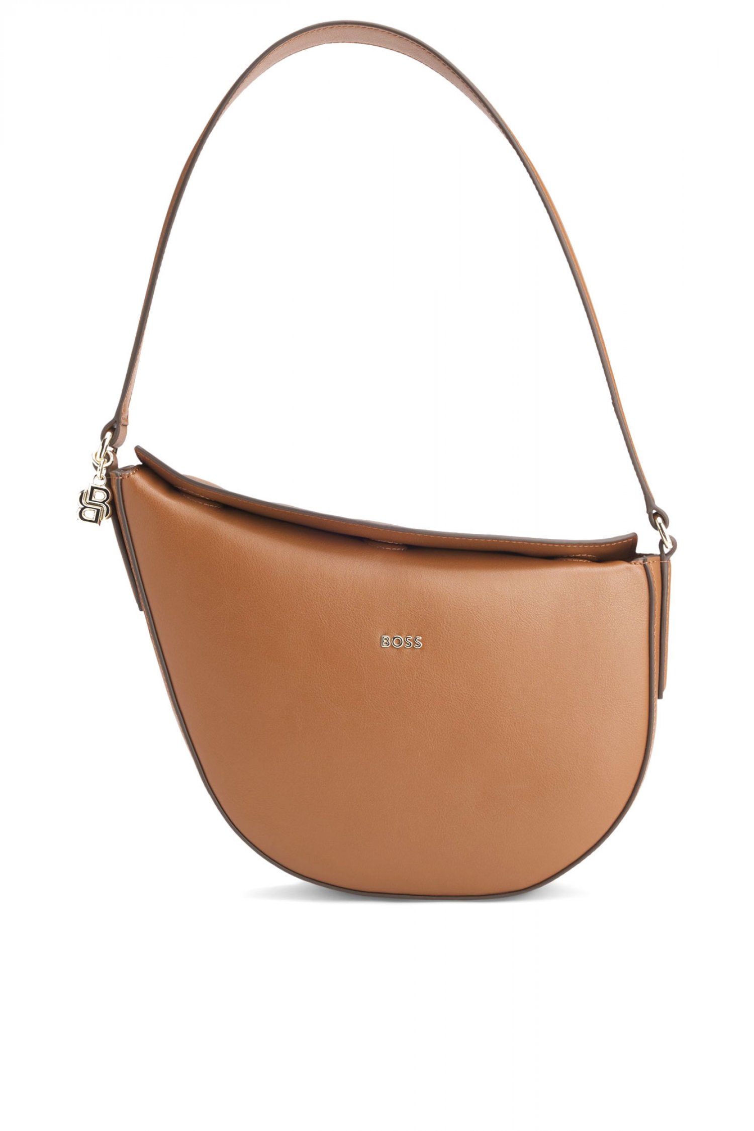 BOSS ΤΣΑΝΤΑ ΩΜΟΥ NUMAH NEW HOBO LOGO ΜΕΤΑΛΛΙΚΟ ΚΑΦΕ