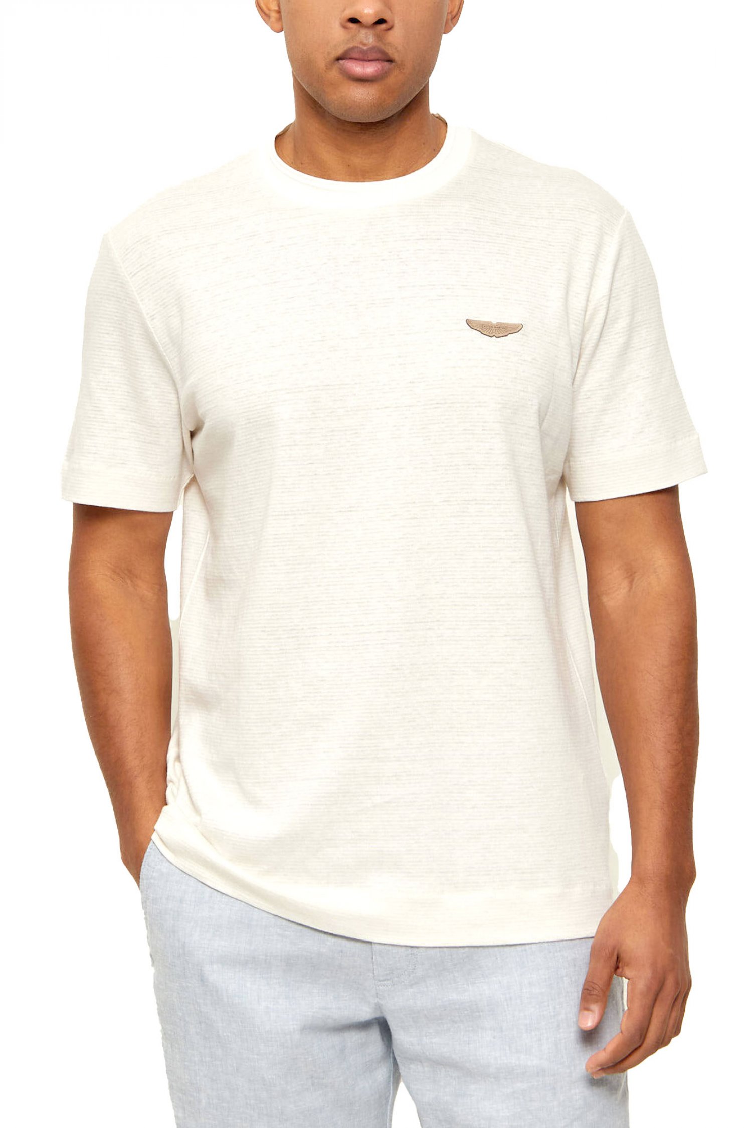 BOSS T-SHIRT C-TAUT 248_AM ΕΚΡΟΥ