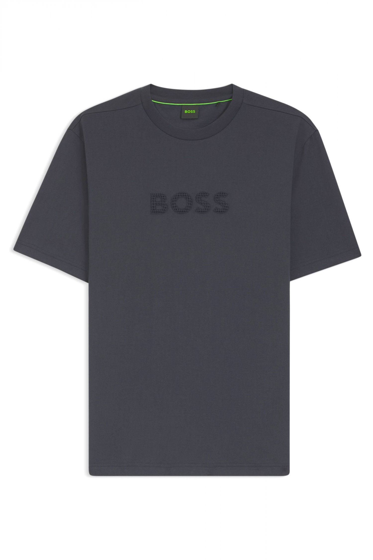 BOSS ATHLEISURE T-SHIRT TS_TERRACE_LOGO ΜΠΛΕ