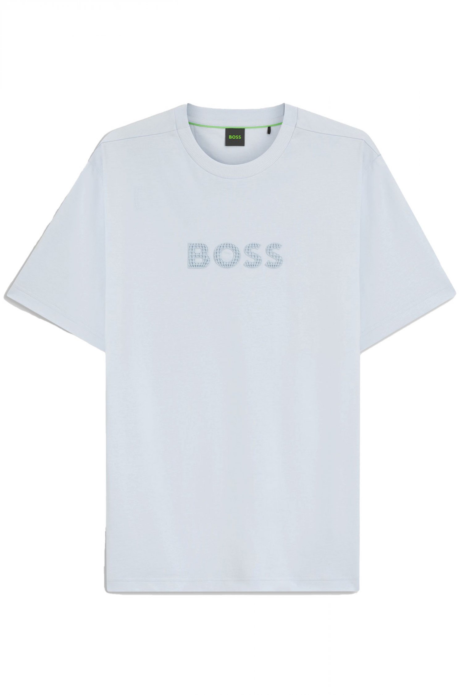 BOSS ATHLEISURE T-SHIRT TS_TERRACE_LOGO ΣΙΕΛ