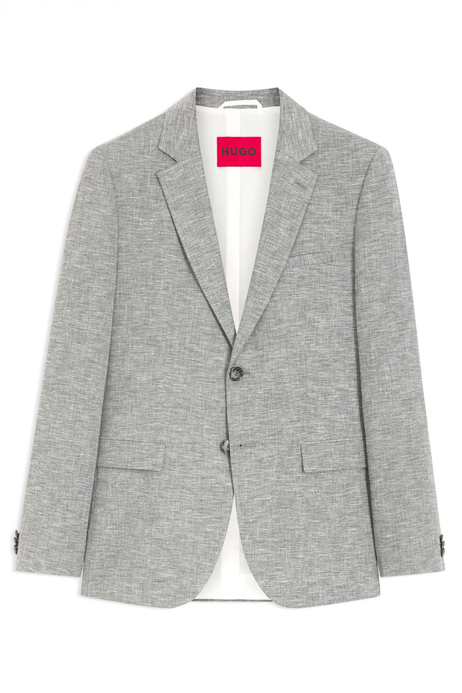 HUGO ΣΑΚΑΚI ΚΟΥΣΤΟΥΜΙΟΥΙ EXTRA SLIM FIT ΛΙΝΟ ARTI253X ΓΚΡΙ