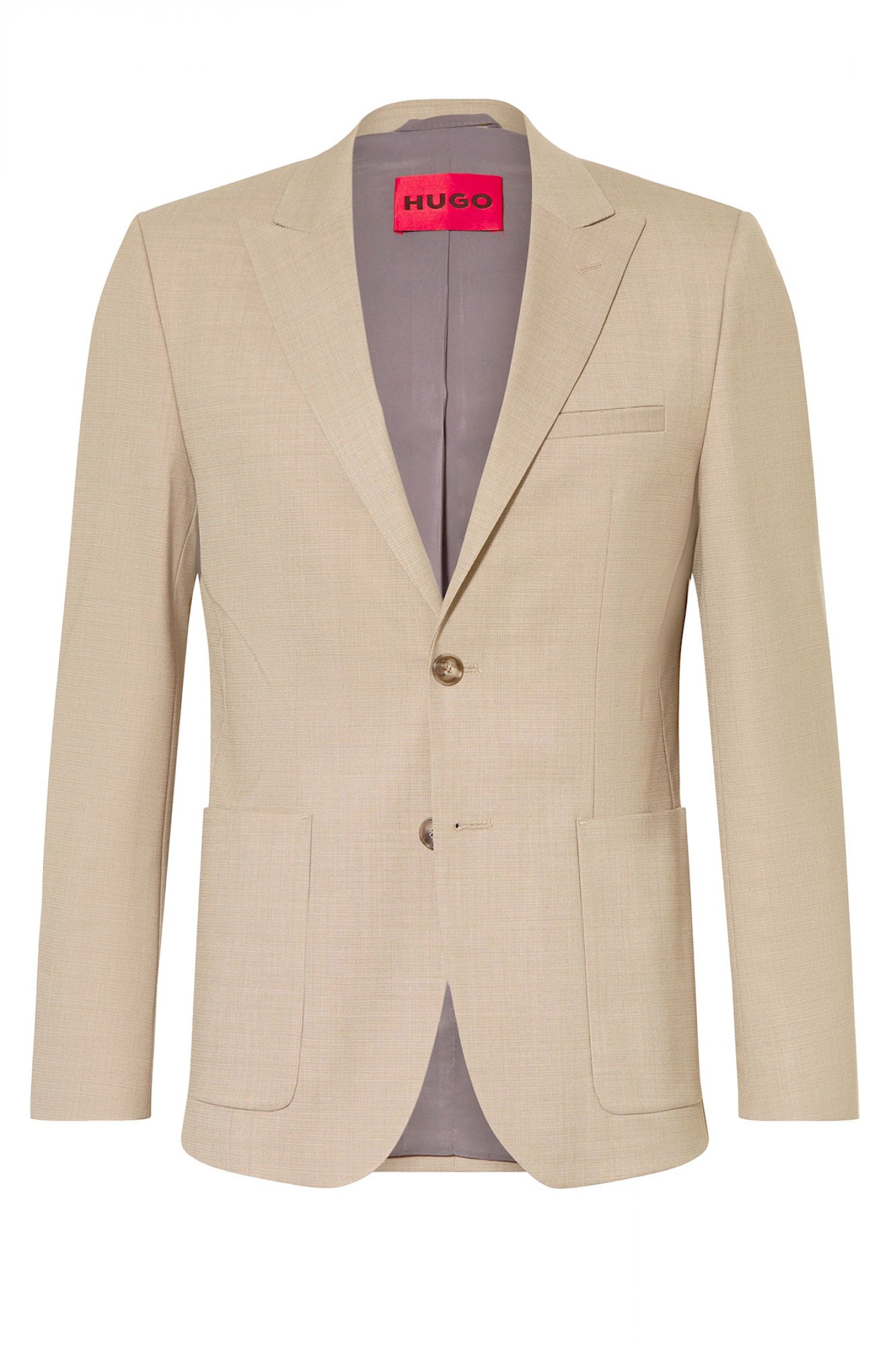 HUGO ΣΑΚΑΚΙ ΚΟΥΣΤΟΥΜΙΟΥ EXTRA SLIM FIT ΛΙΝΟ ARTI253X ΜΠΕΖ