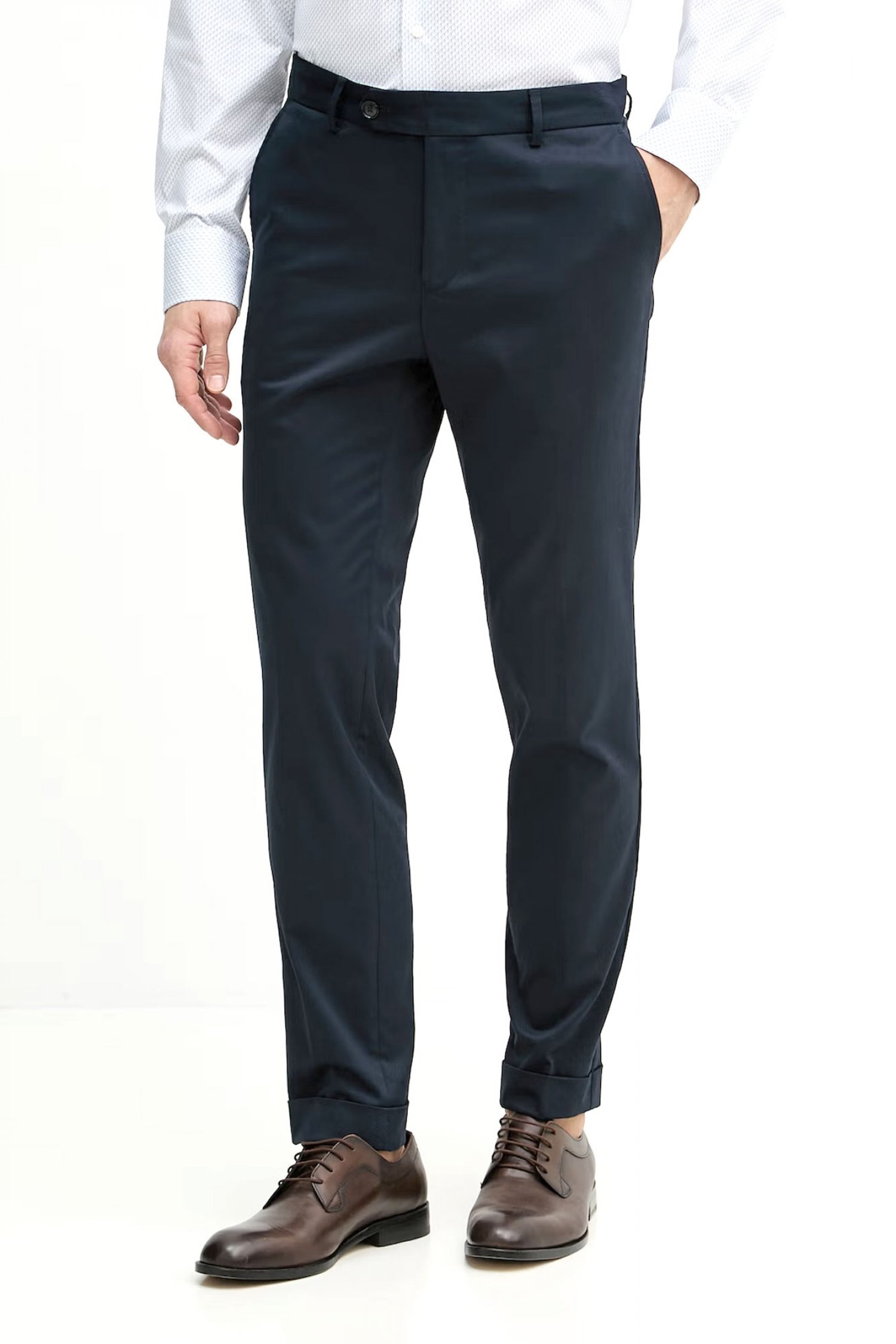 BOSS ΠΑΝΤΕΛΟΝΙ CHINO SLIM FIT H-GENIUS-TU-WG-262F ΜΠΛΕ