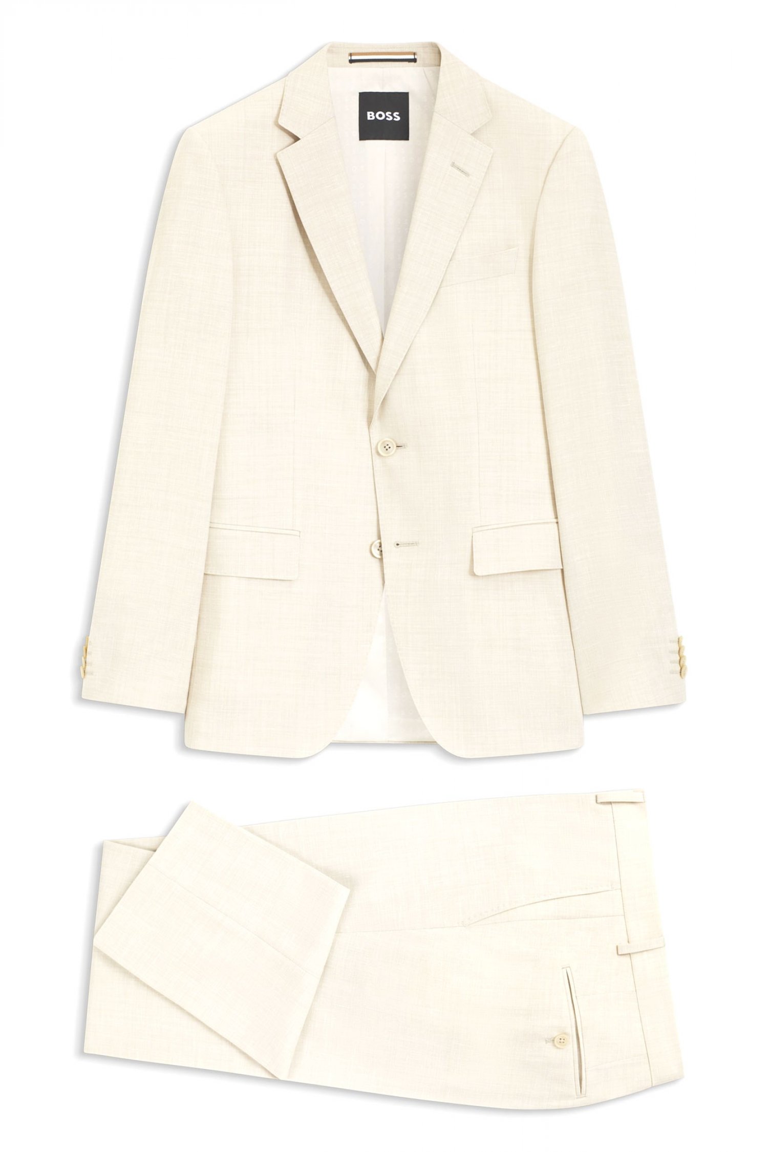 BOSS ΚΟΣΤΟΥΜΙ BI-STRETCH H-HUGE-2PCS-253 ΜΠΕΖ