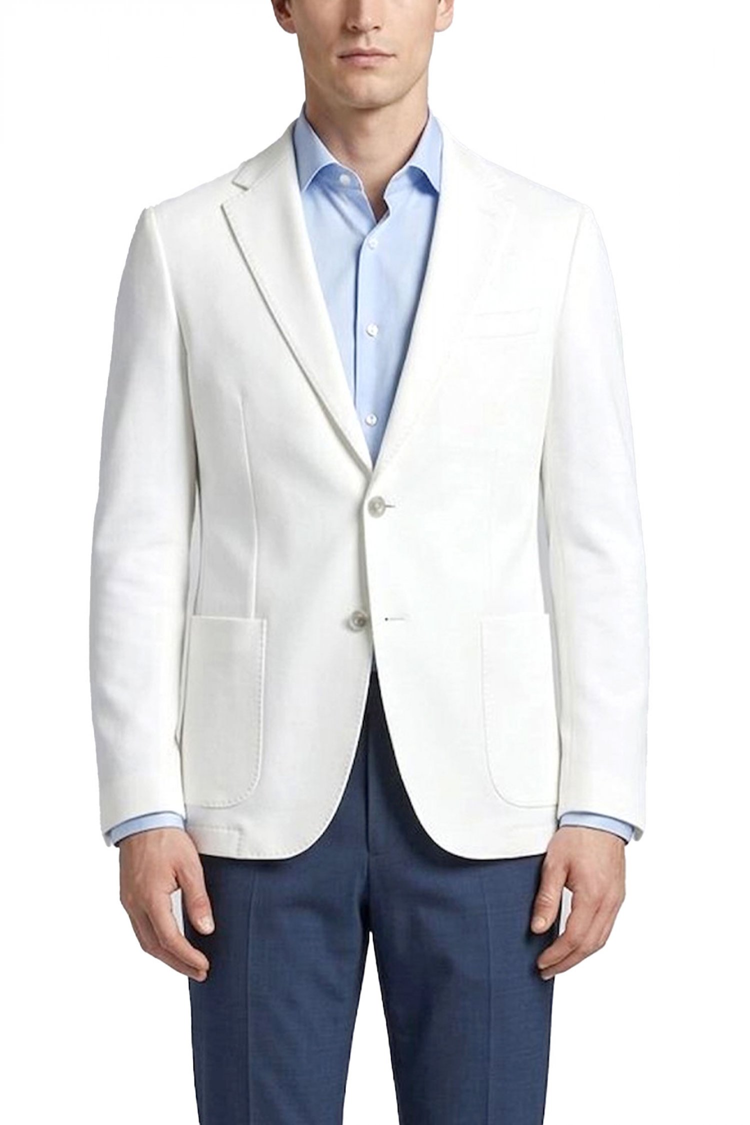 BOSS Jersey Σακάκι C Hanry - 50561927 100 White