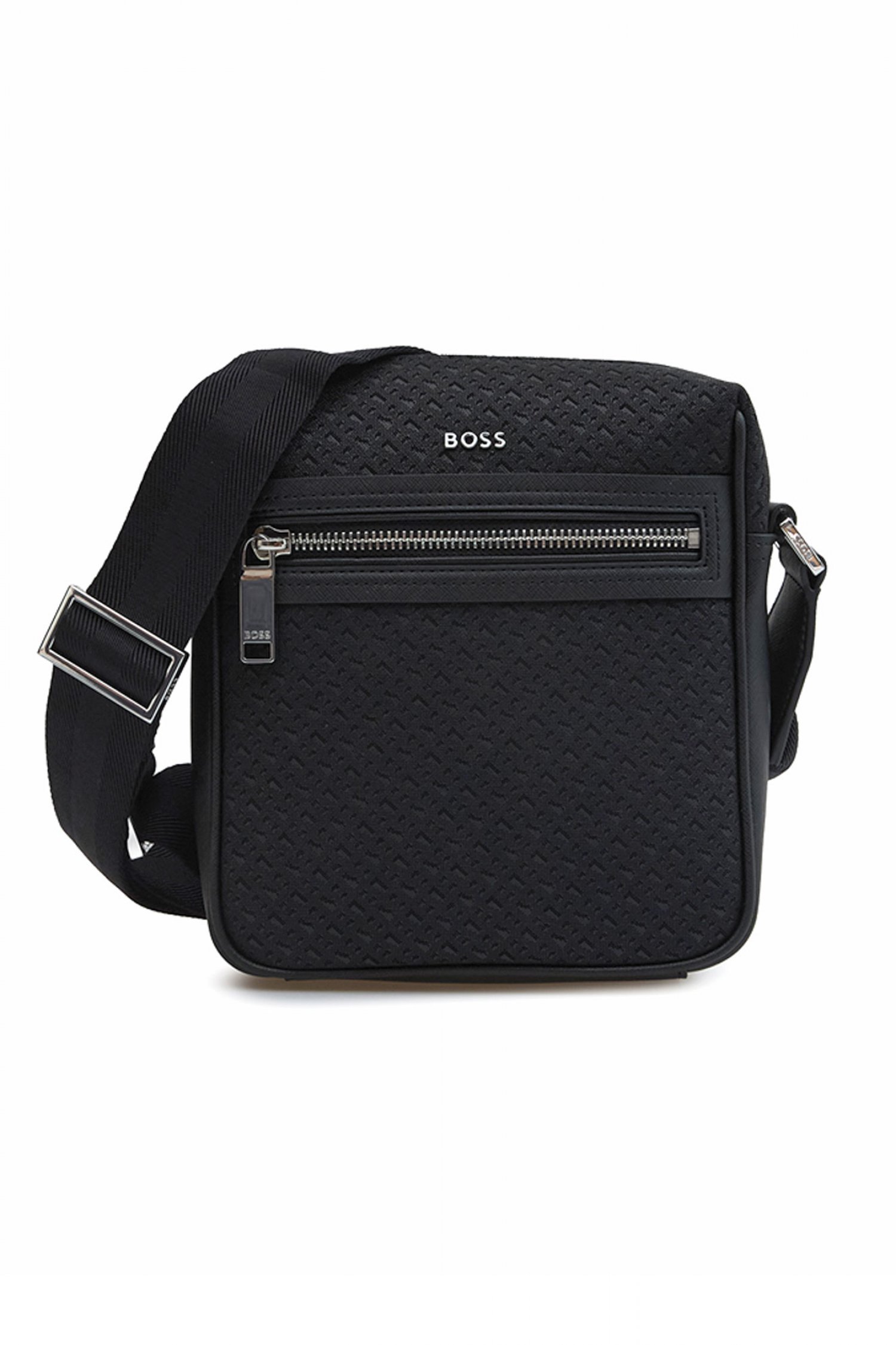 BOSS ΤΣΑΝΤΑΚΙ CROSSBODY DAXTER MP NS ZIP ΜΑΥΡΟ