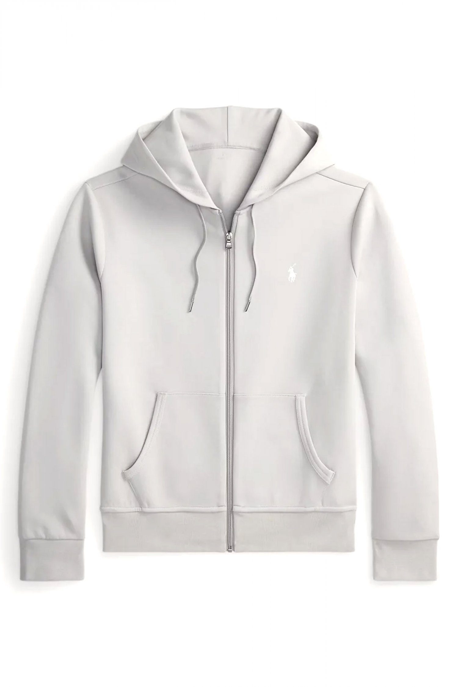 RALPH LAUREN ΦΟΥΤΕΡ ZIPHOOD LOGO ΓΚΡΙ