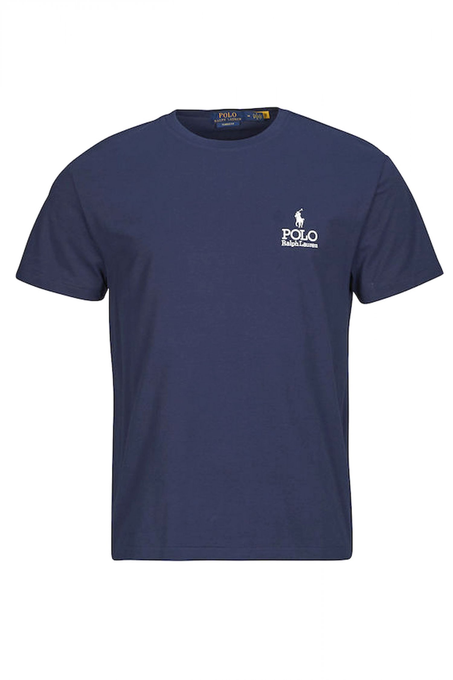 RALPH LAUREN T-SHIRT CLASSIC FIT LOGO ΜΠΛΕ