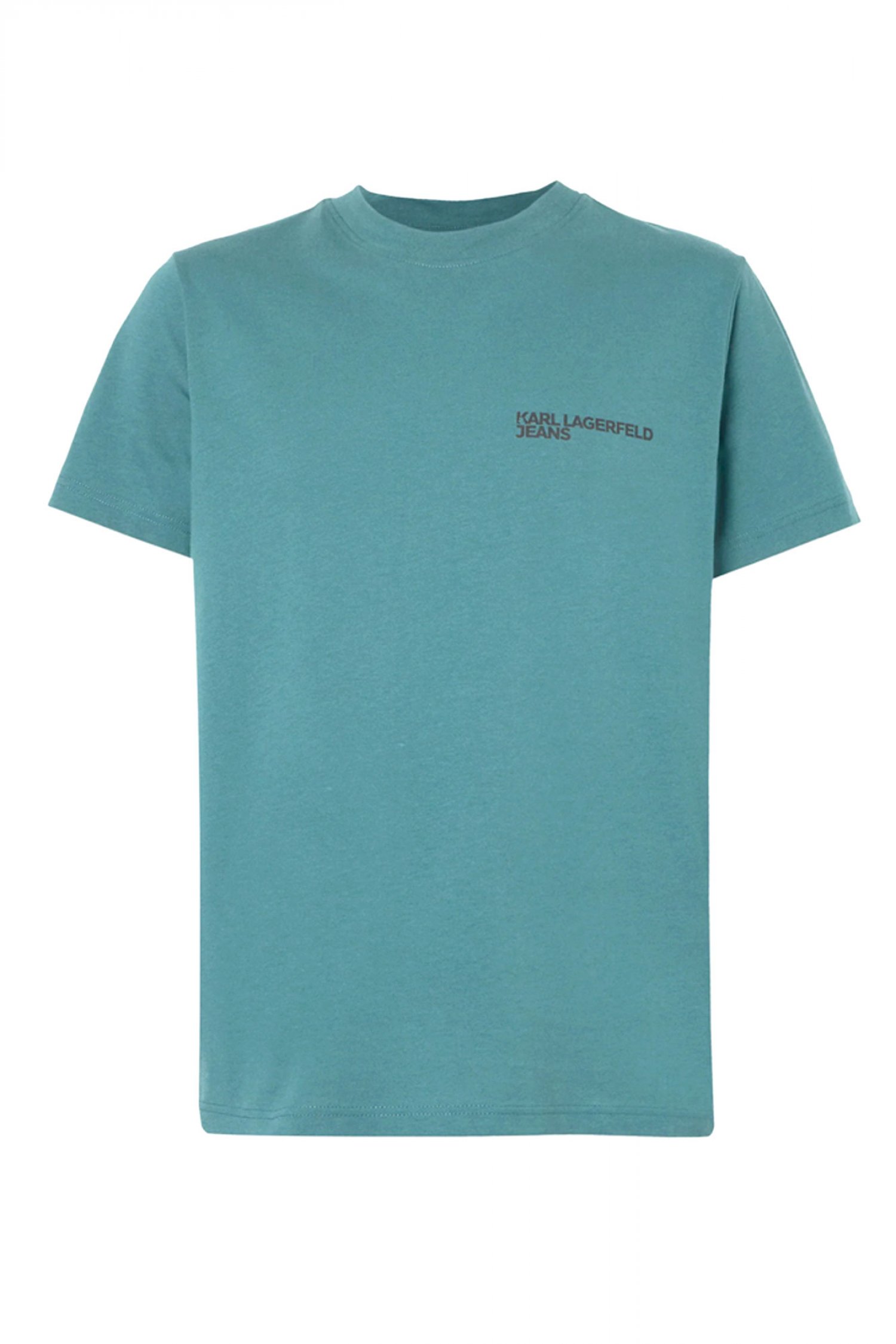 KARL LAGERFELD JEANS T-SHIRT SLIM FIT SS TEE ΠΡΑΣΙΝΟ