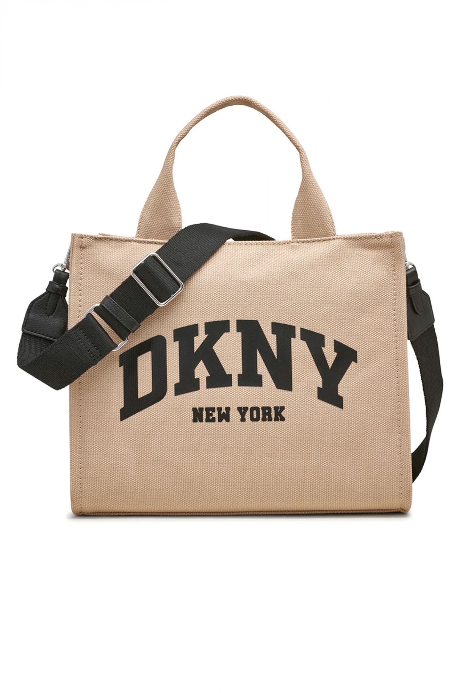 DKNY ΤΣΑΝΤΑ ΩΜΟΥ/CROSSBODY HADLEE TOTE LOGO ΜΠΕΖ