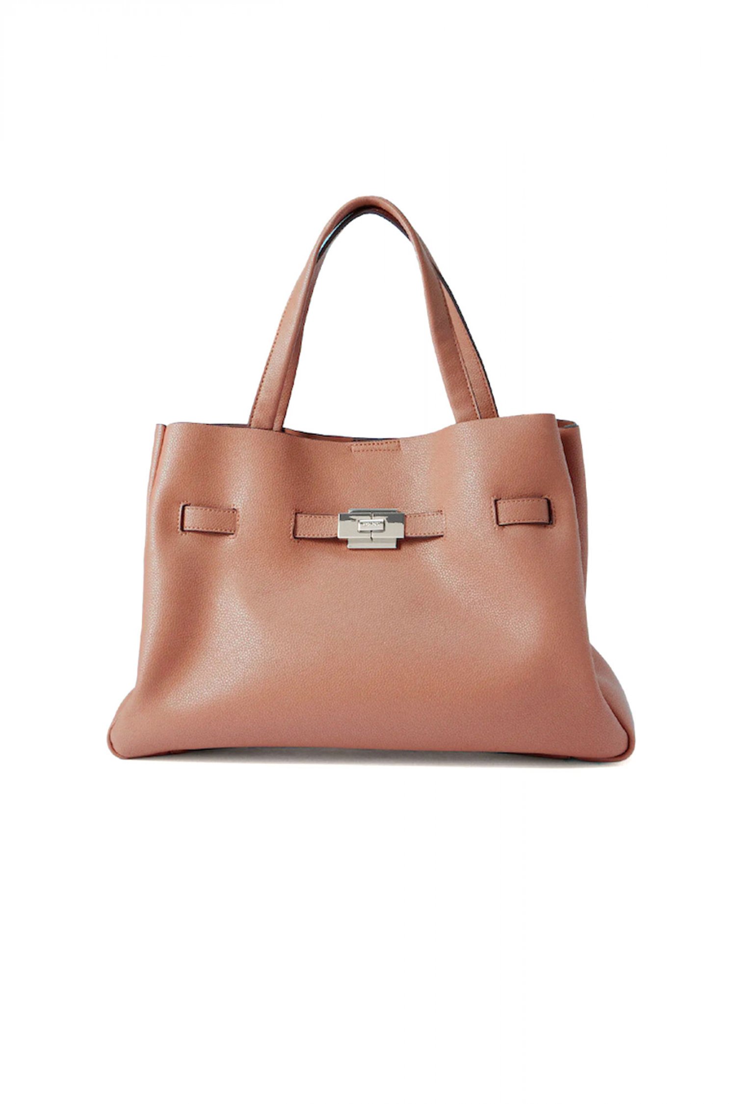 DKNY ΤΣΑΝΤΑ ΩΜΟΥ BRYAR SATCHELS LOGO ΤΑΜΠΑ