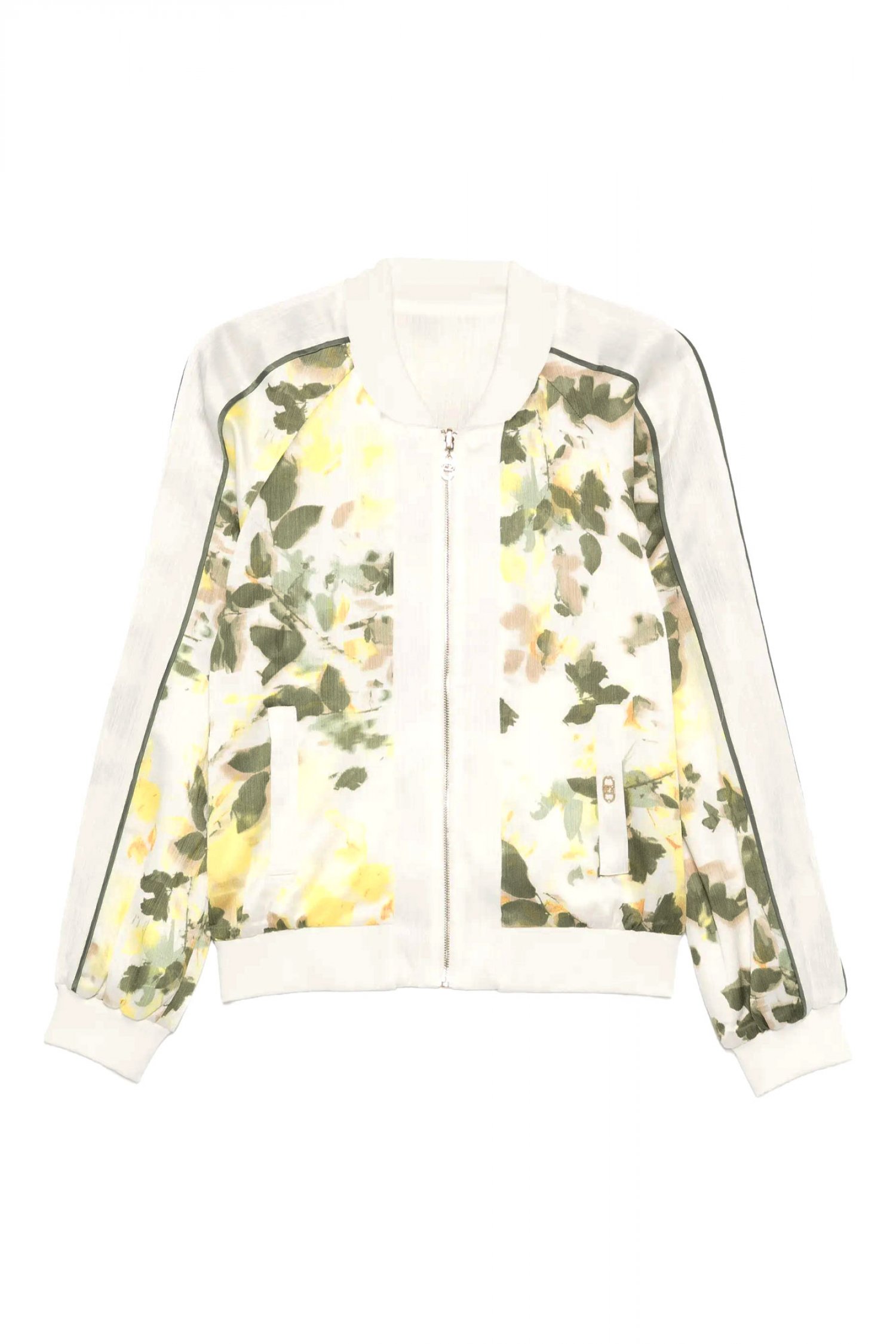 LIU-JO ZAKETA BOMBER ΕΜΠΡΙΜΕ ΔΙΠΛΗΣ ΟΨΕΩΣ ΕΚΡΟΥ