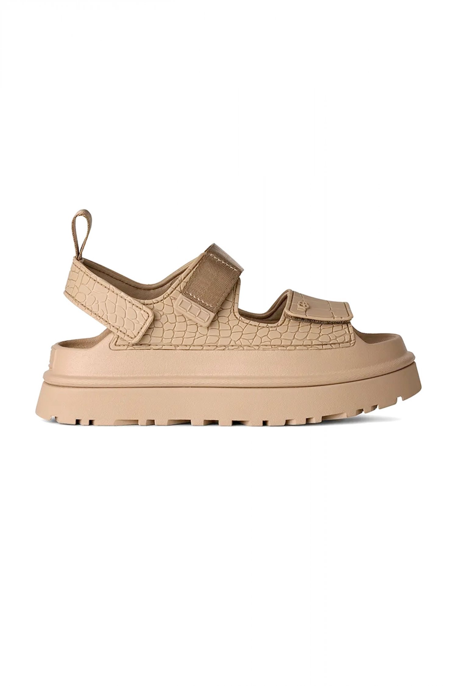 UGG ΠΑΠΟΥΤΣΙΑ ΠEΔΙΛΑ GOLDENGLOW ΕΜΒΟSSED LOGO MΠΕΖ