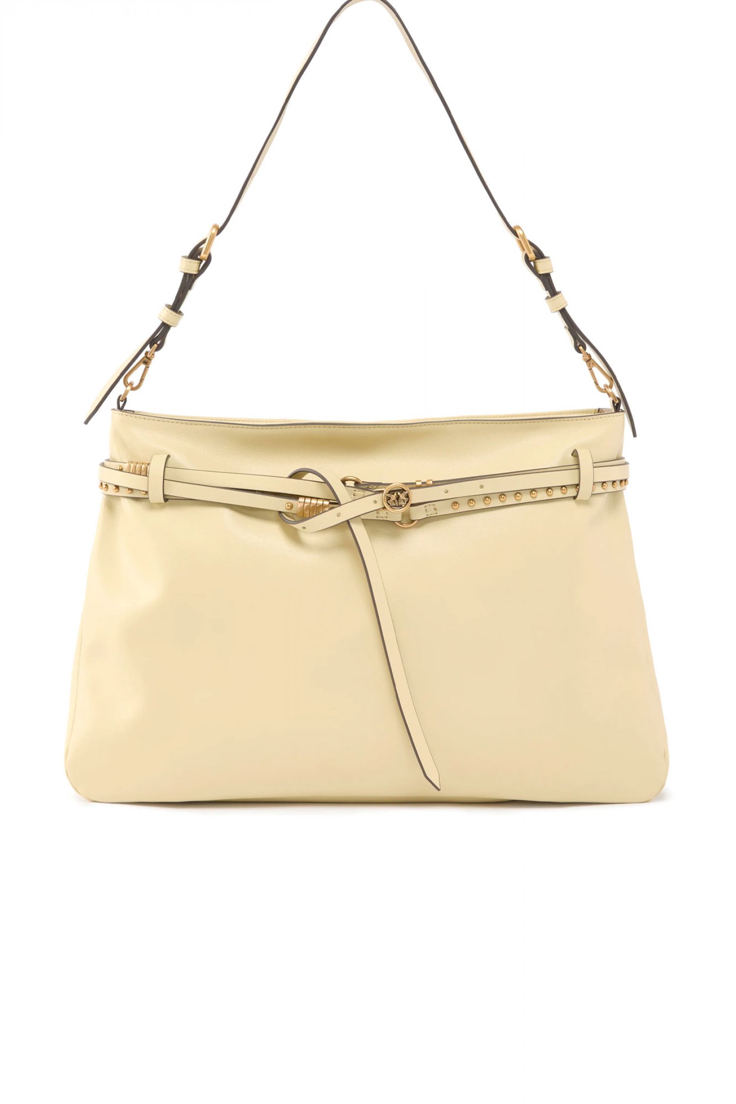 PINKO PINKO ΤΣΑΝΤΑ BELT BAG BIG VITELLO MORBIDO ΜΠΕΖ