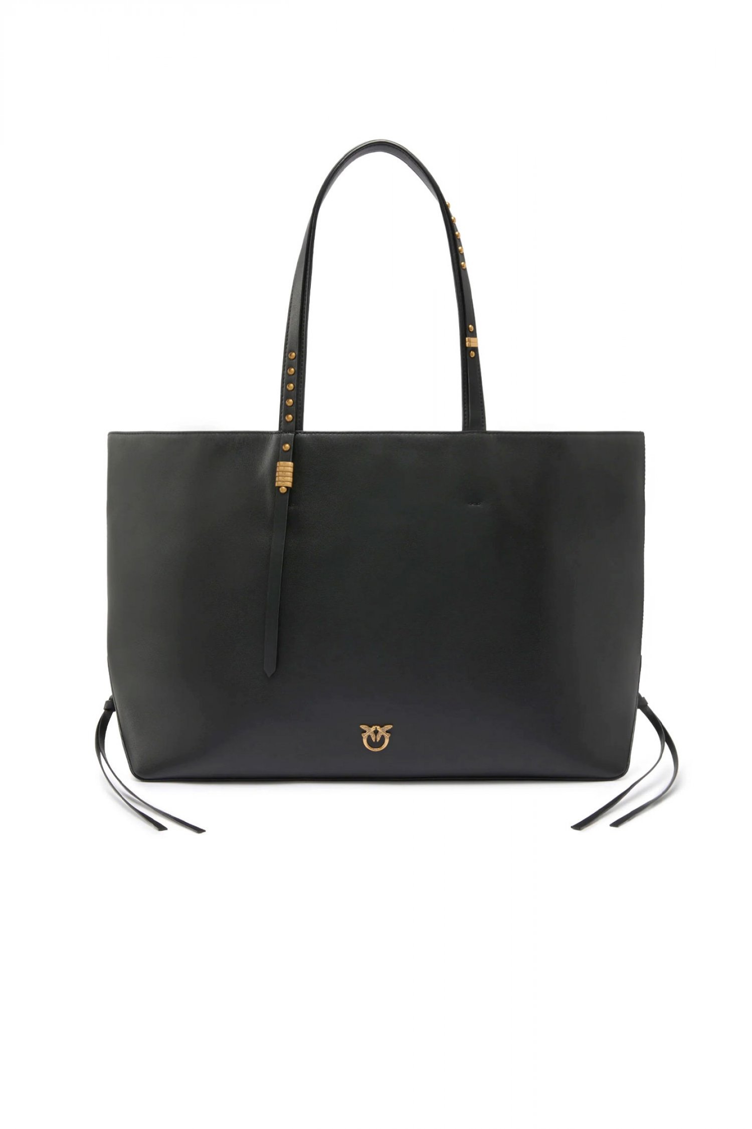 PINKO PINKO ΤΣΑΝΤΑ CABAS CLASSIC BAG VITELLO MORBIDO ΜΑΥΡΗ