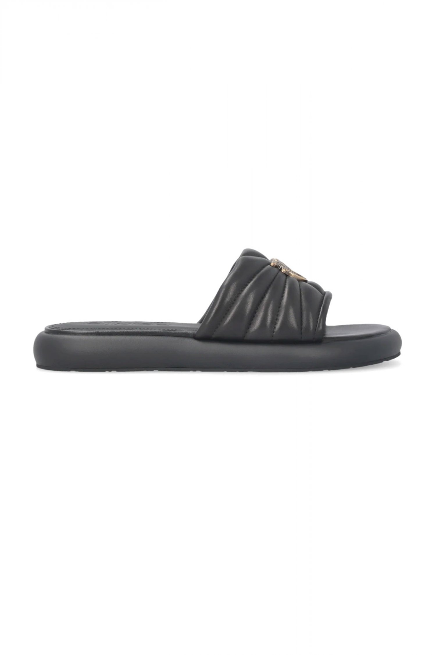 PINKO ΠΑΝΤΟΦΛΑ FIONA 03 - SLIPPER NAPPA ΜΑΥΡΟ
